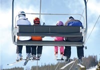 Family ski holiday