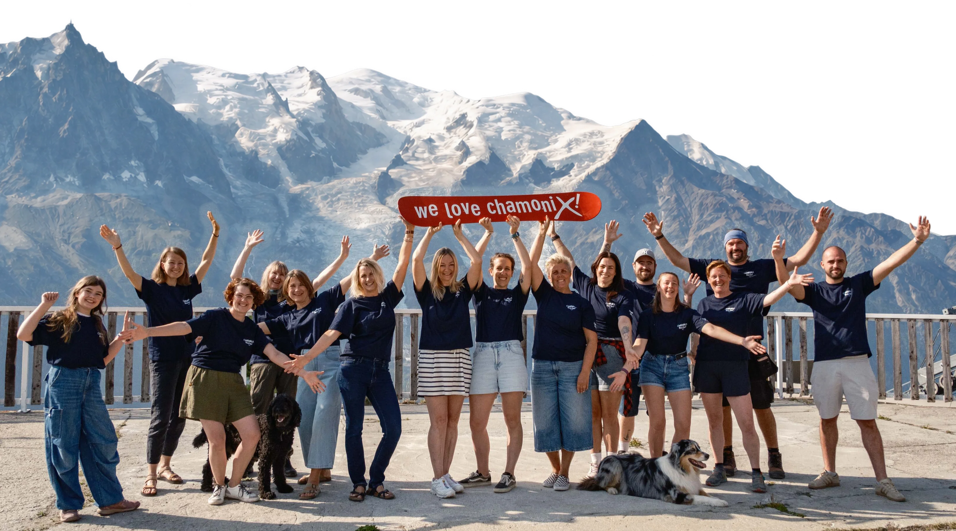 Chamonix all year team photo, chamonix holiday, chamonix accommodation