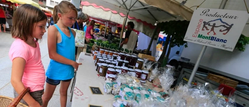 Les marchés de la vallée de Chamonix
