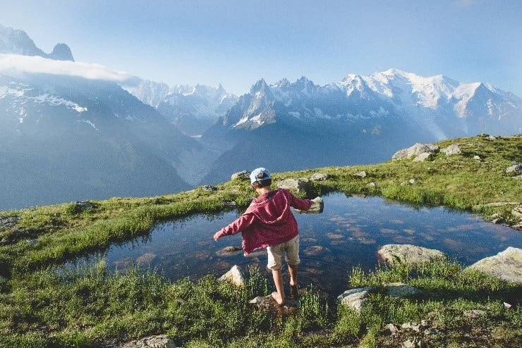 Spring - Lake mountains