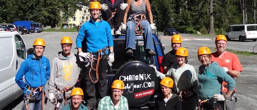 Chamonix All year team photo, chamonix holiday, chamonix accommodation