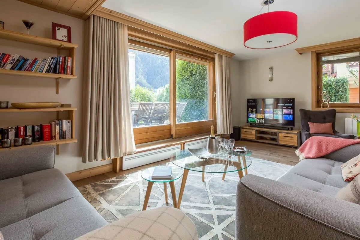 Large sunny window in living area