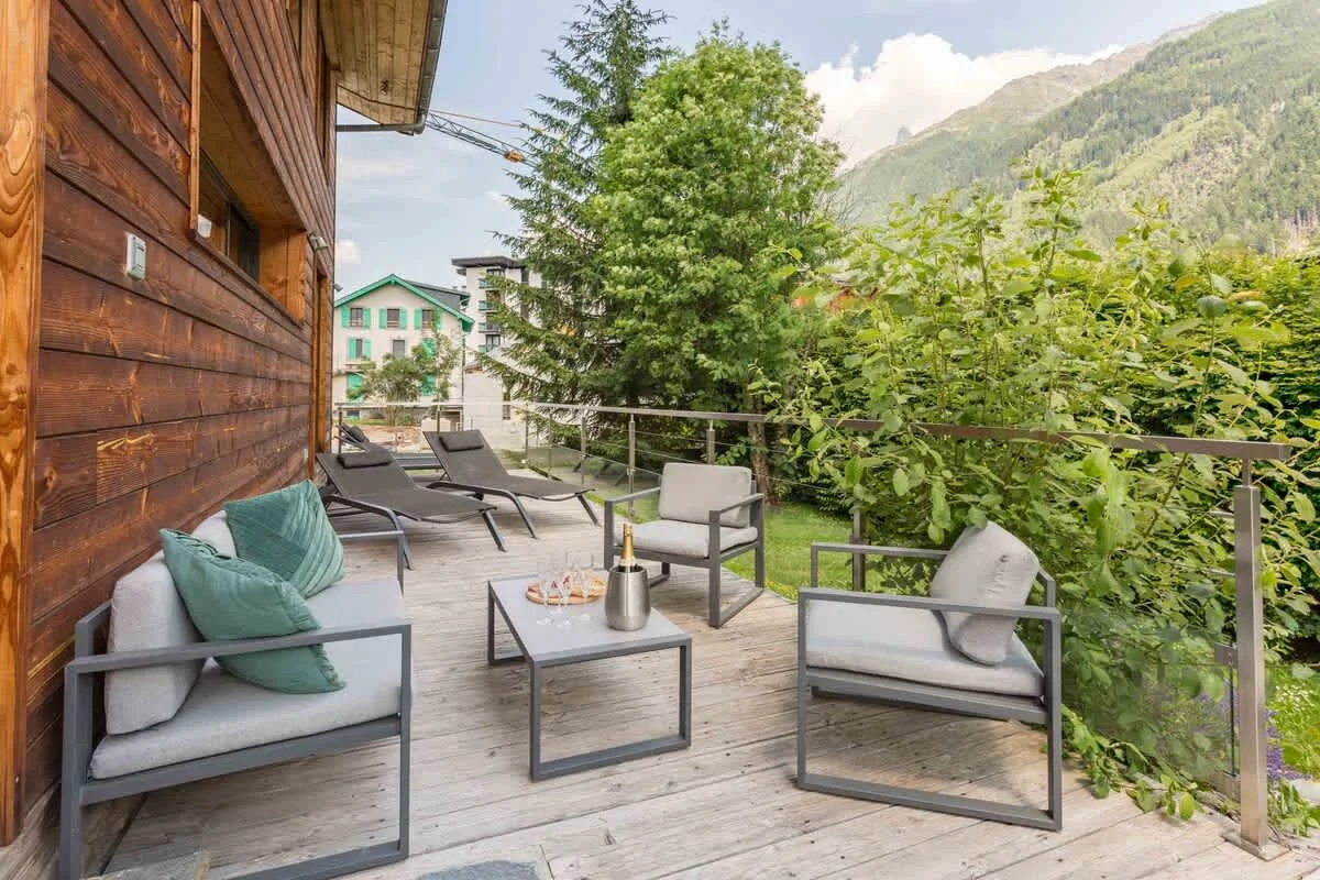 Terrace at Chalet Couttet