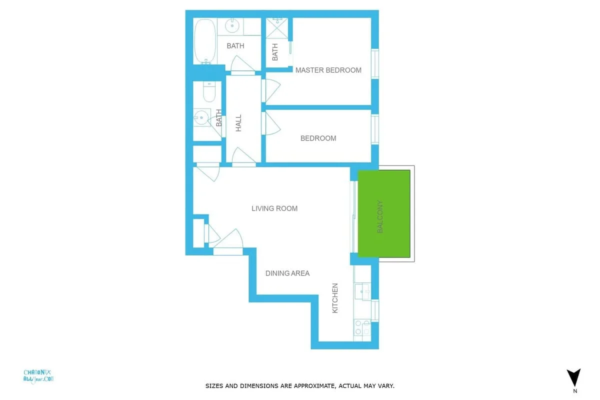 Le Paradis 15 Apartment floorplan