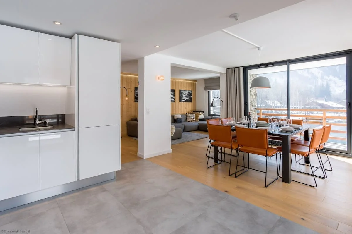 Open plan dining kitchen living room