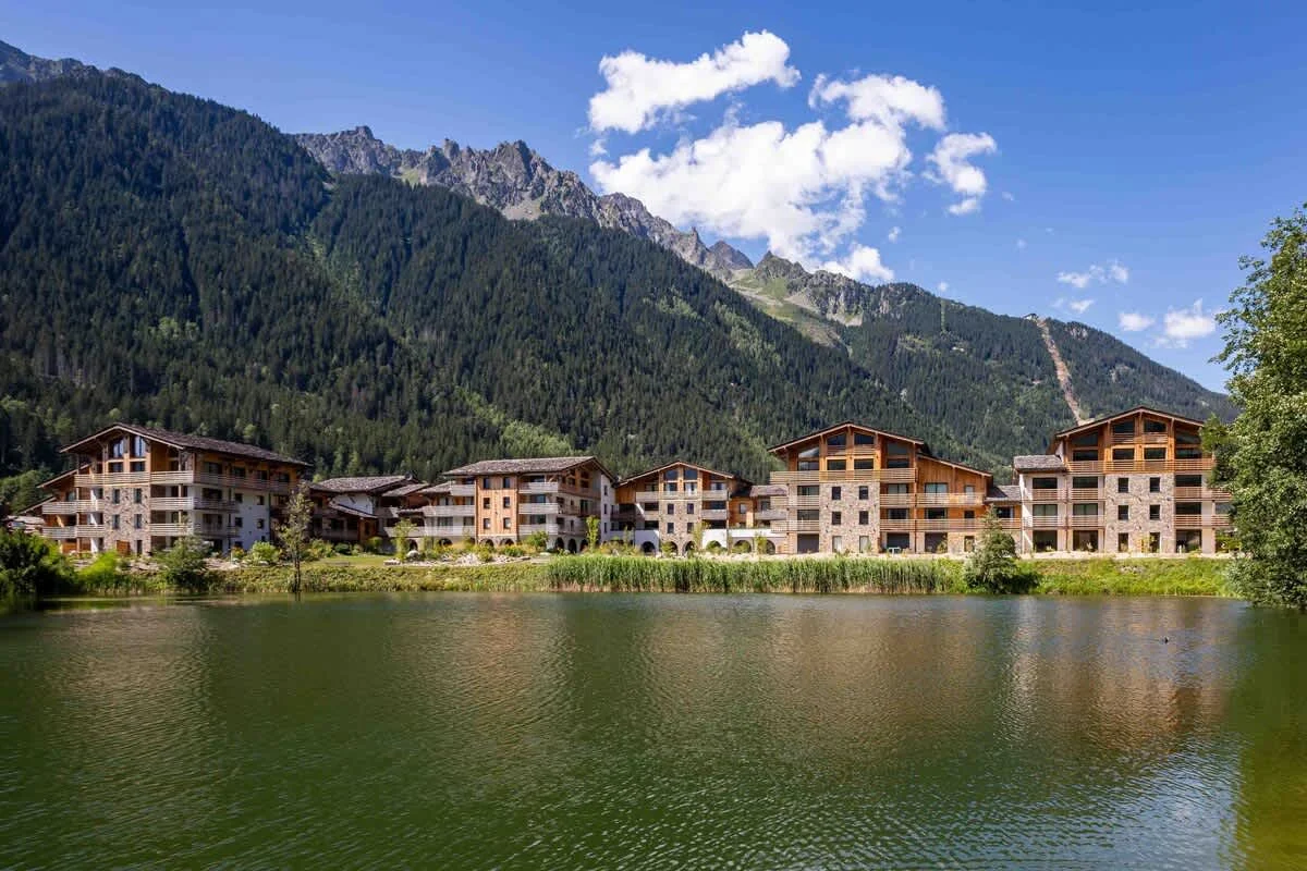 La Cordee Residence with Flegere in the background