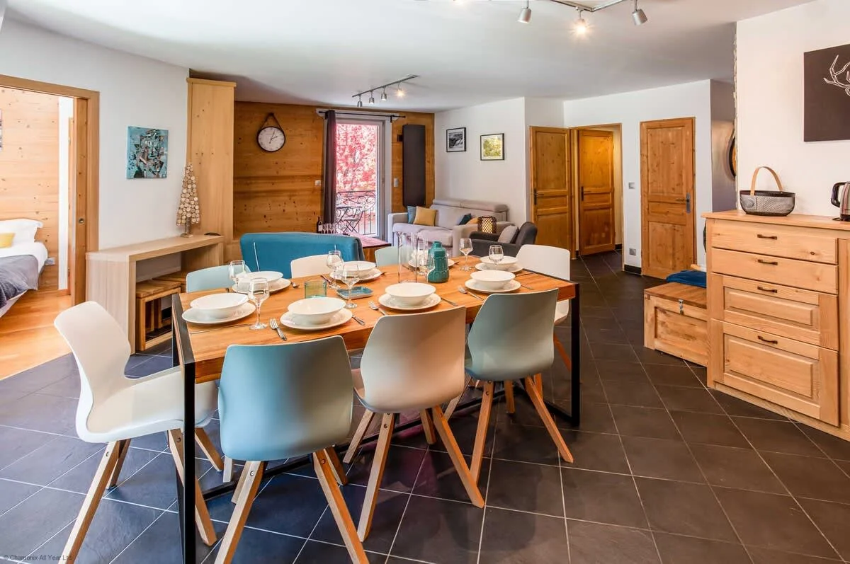 Dining table seats 8