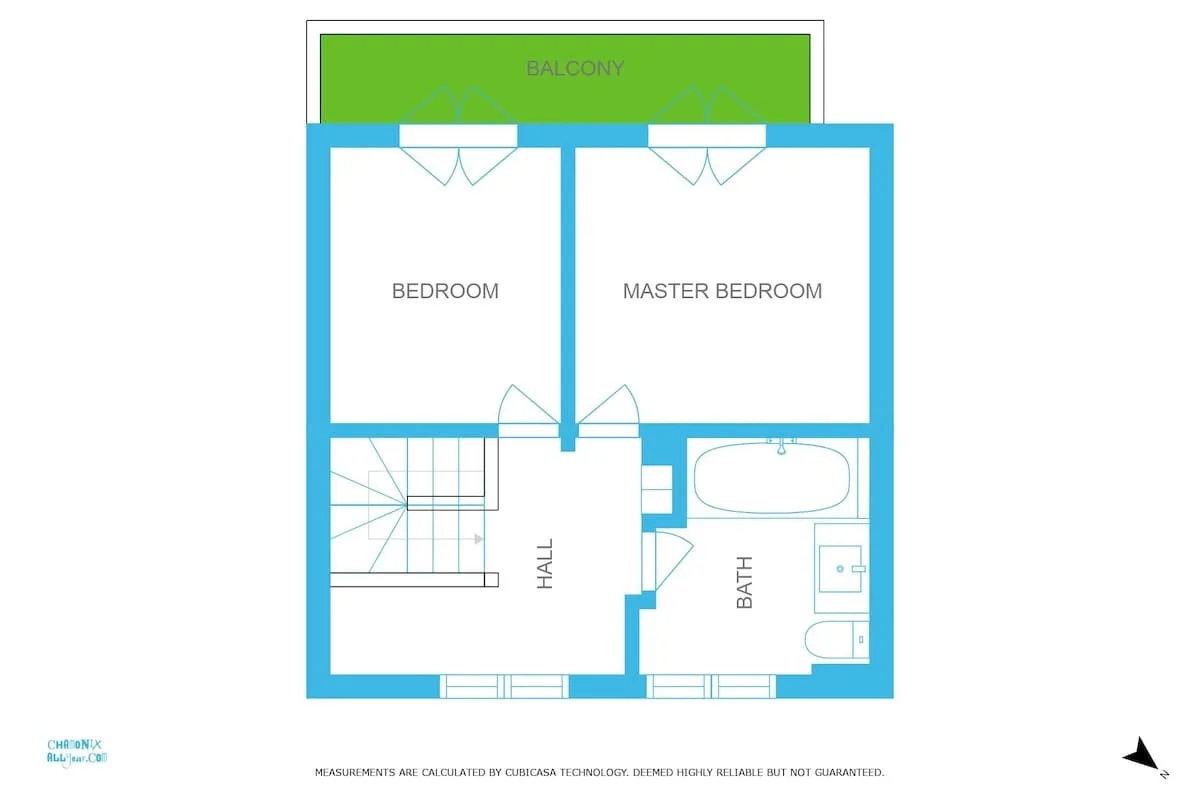 Chalet le Tremplin first floorplan