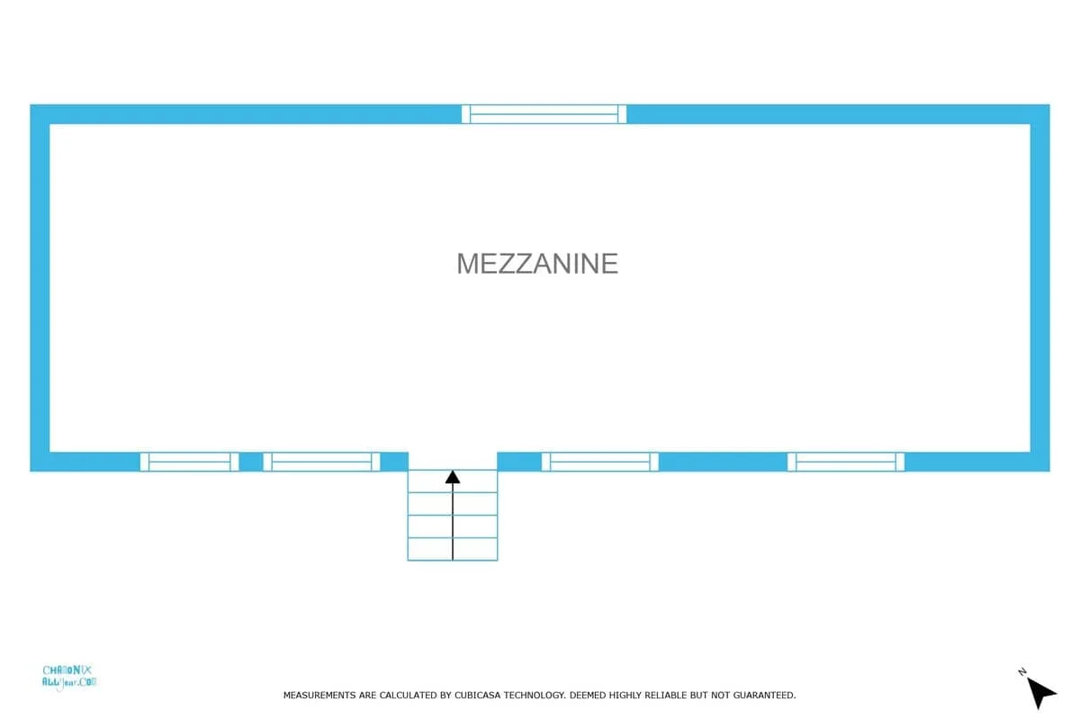 Mezzanine level floorplan