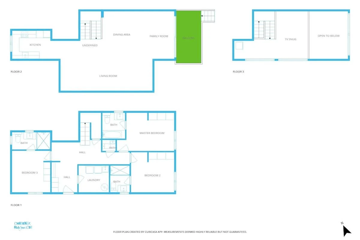 Chalet du Cristal Blanc floorplan