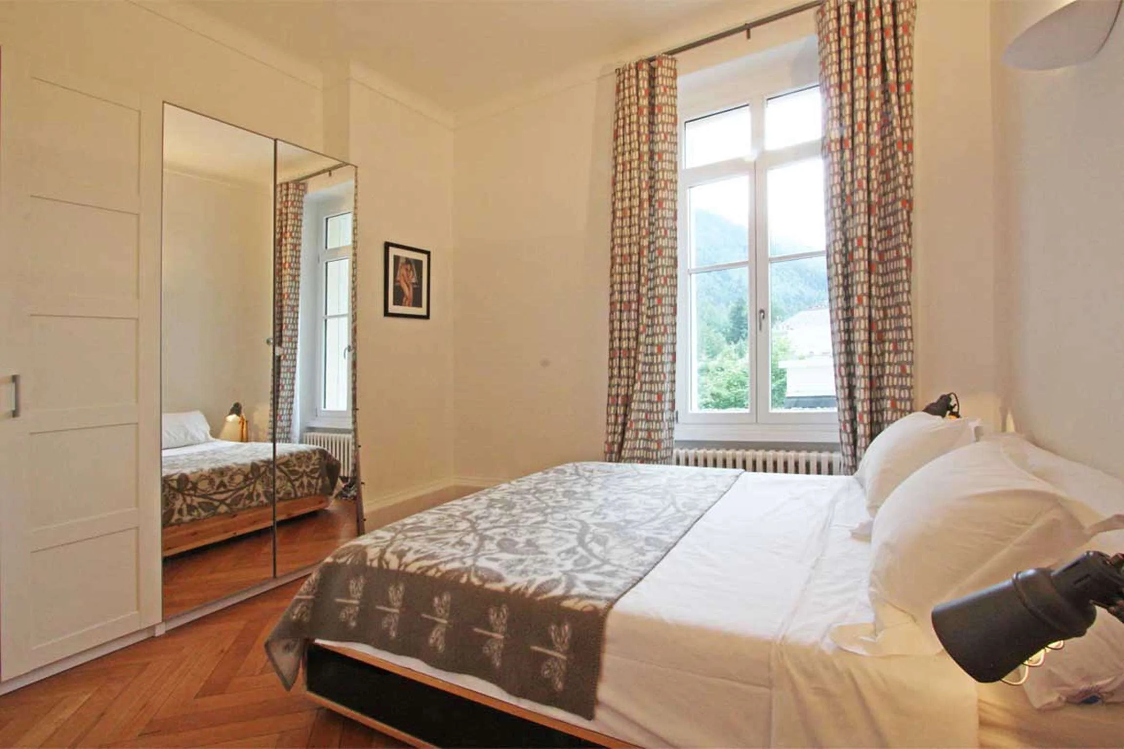 Master bedroom with ensuite bathroom