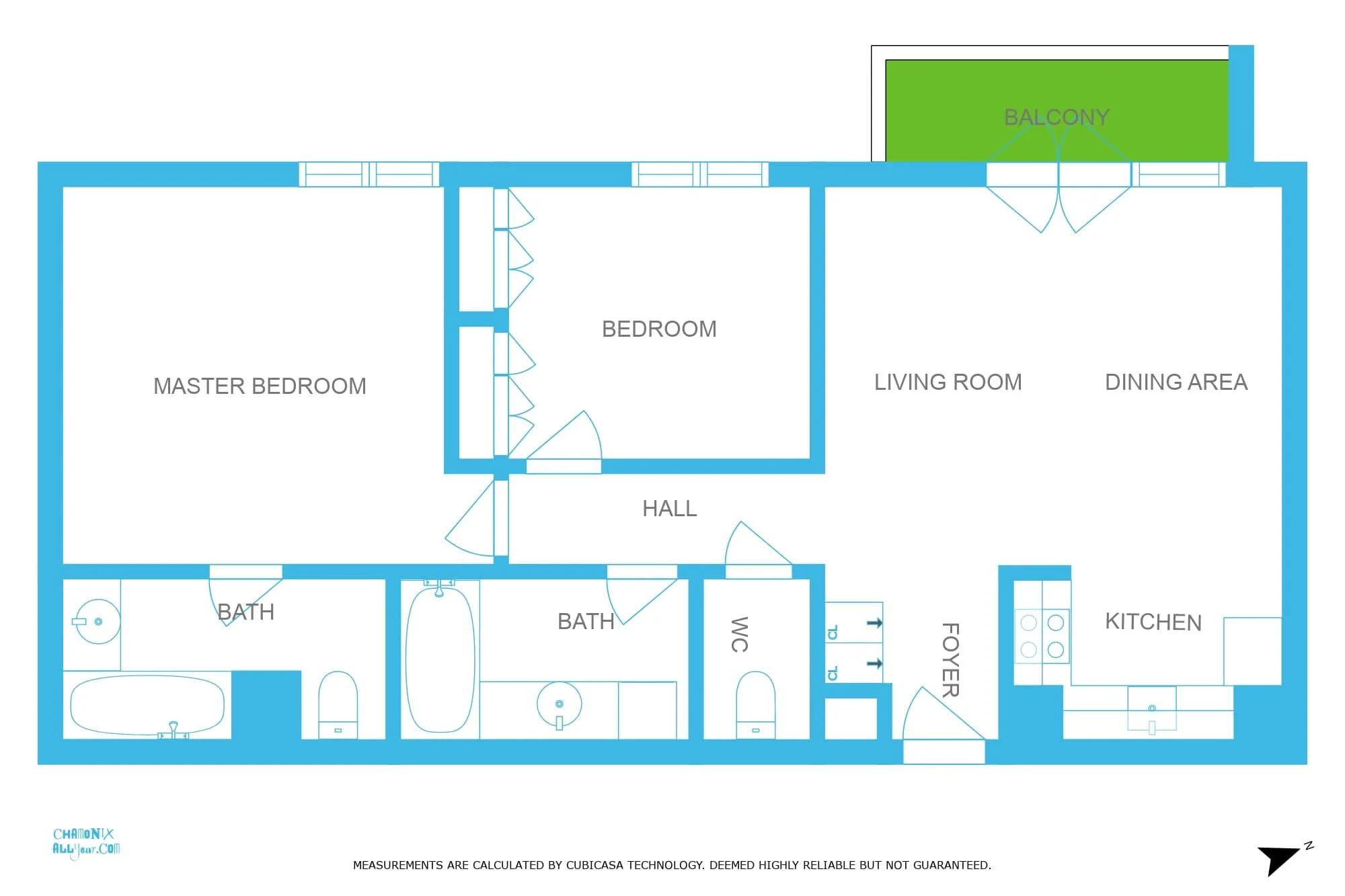 Balmat Apartment floorplan