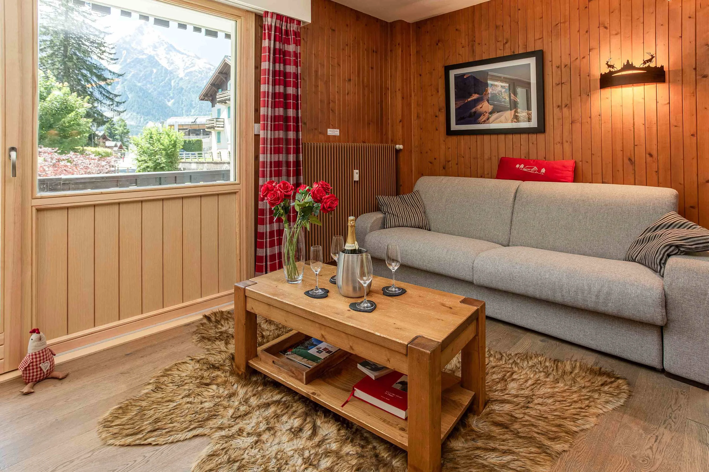 Living room with Sofa bed