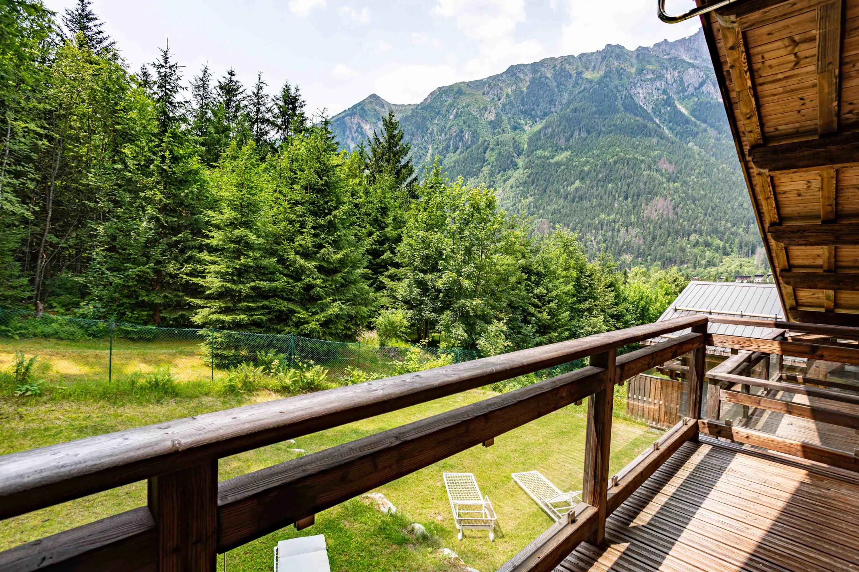 Bedroom balcony with mountain views