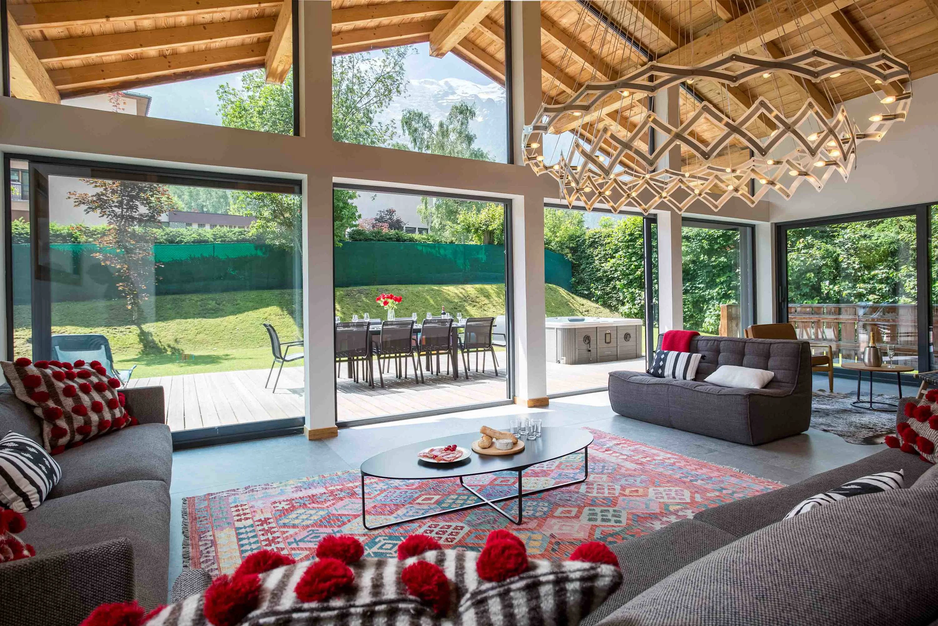 Open plan living room