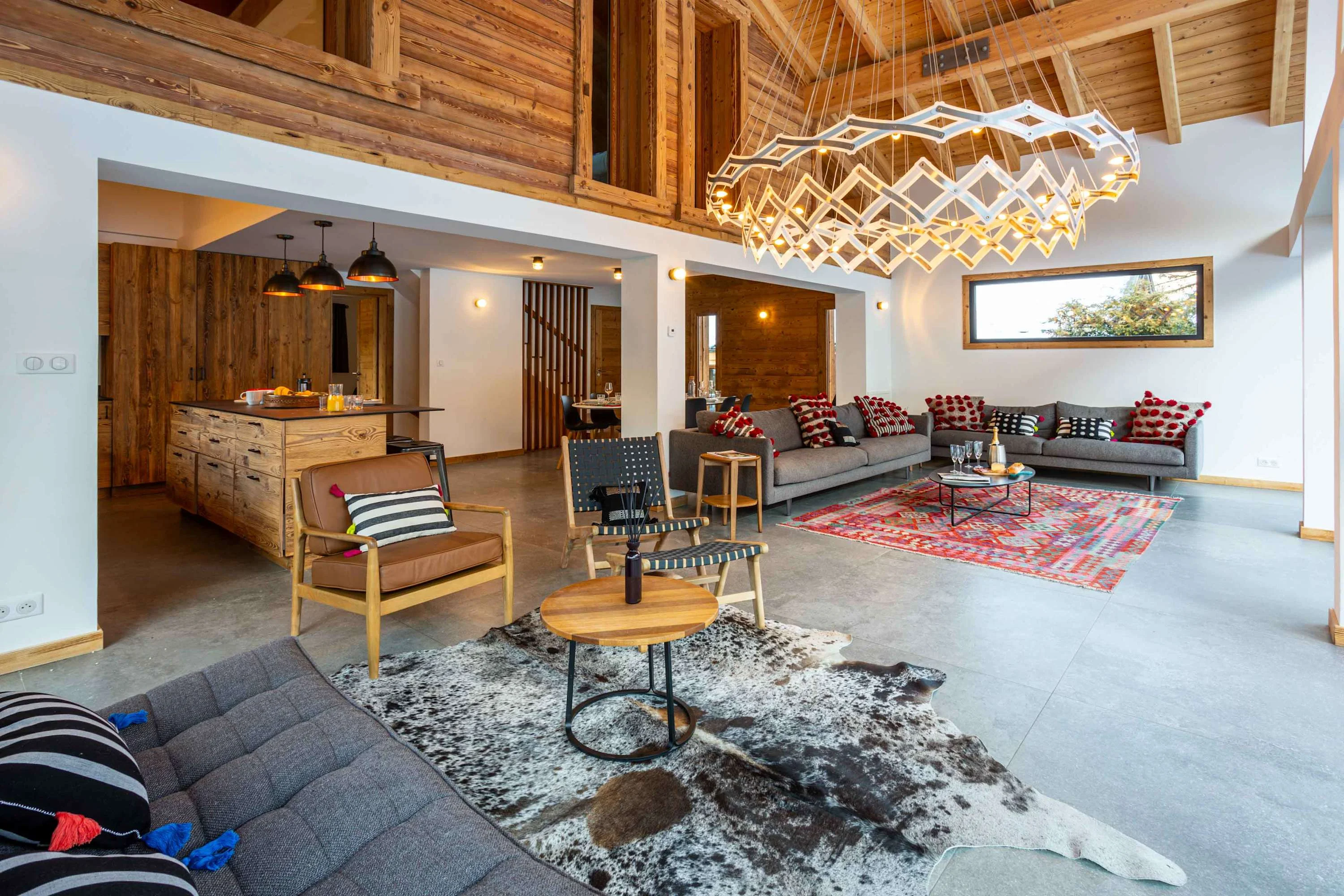 Open plan living area