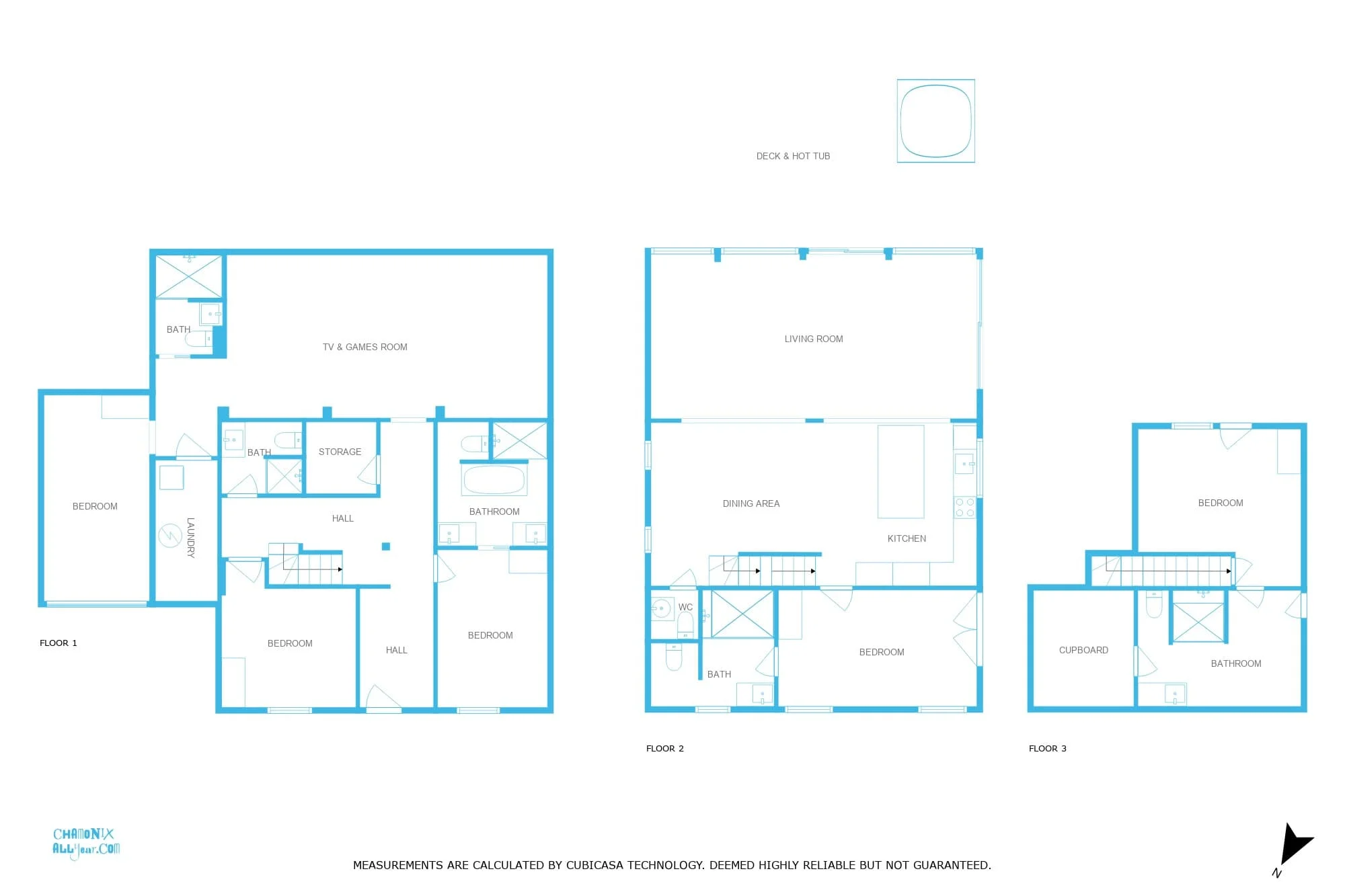 Chalet Gloribel floorplan