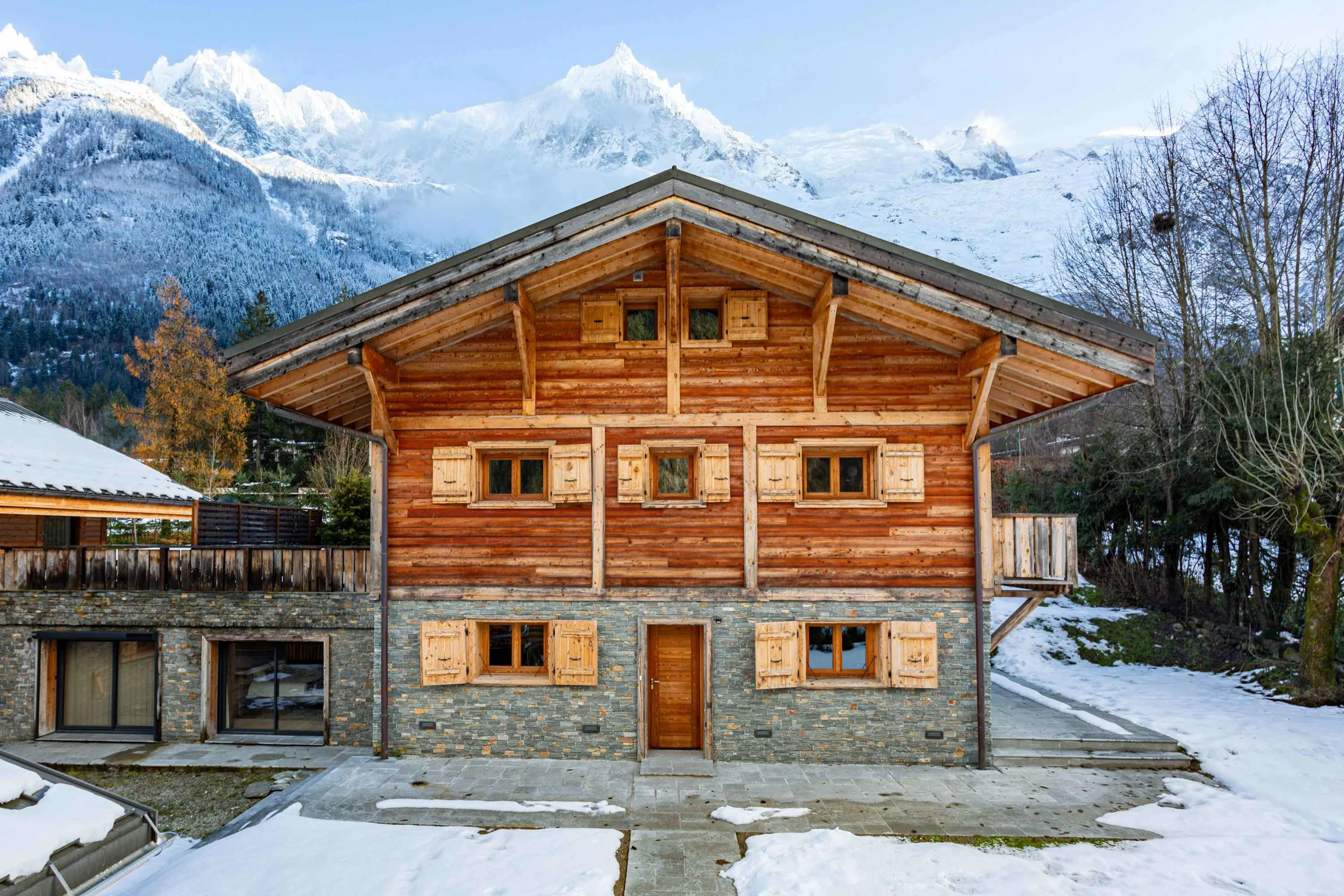 Chalet Gloribel with Mont Blanc views