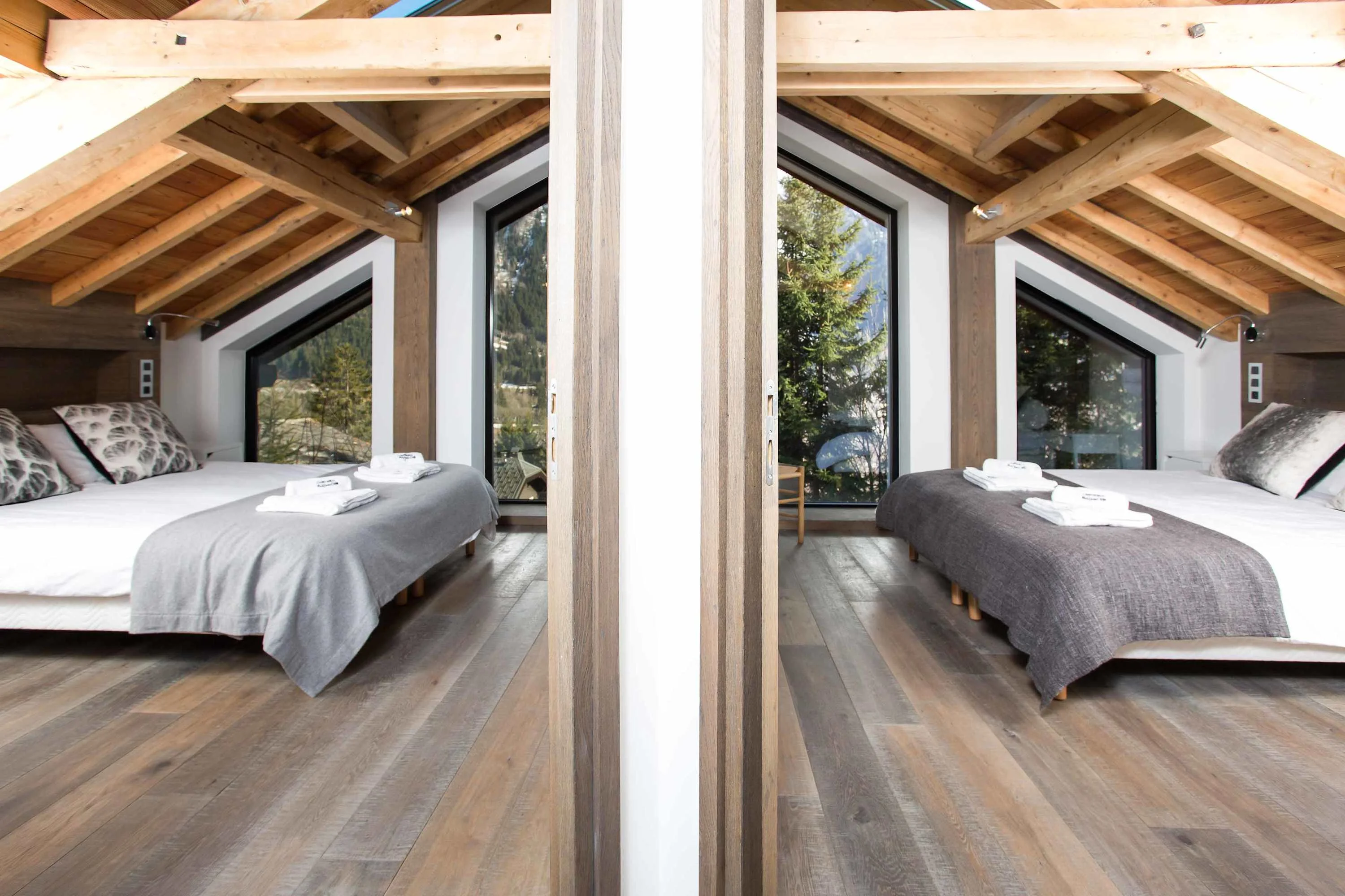 Velux windows ensure rooms upstairs are light and sunny