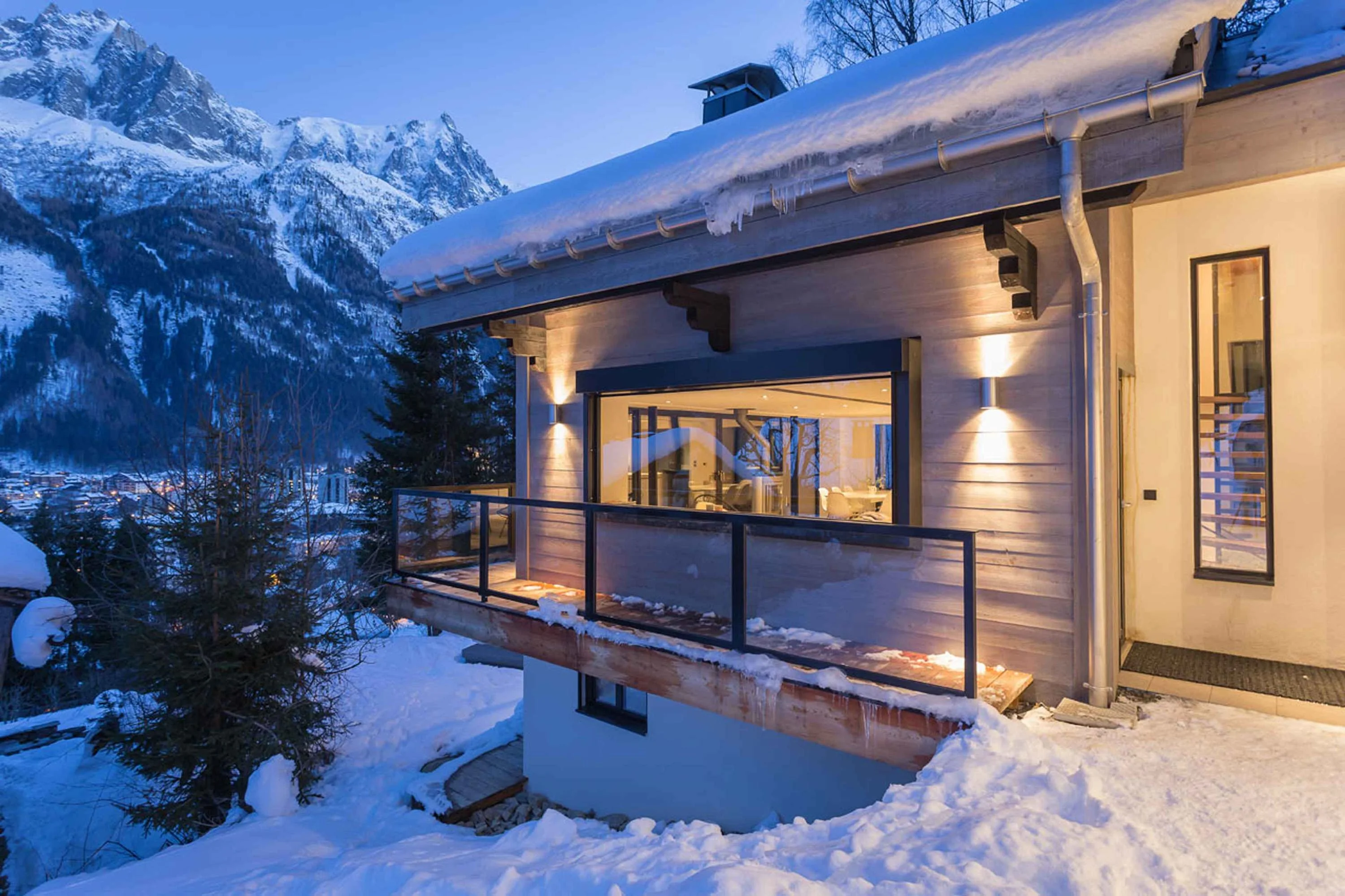 Chalet located in a private residential area