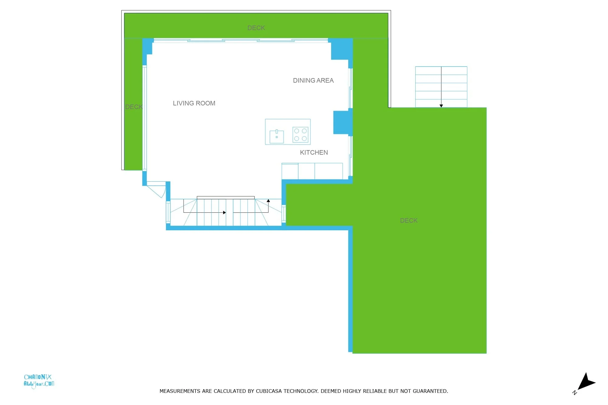 Chalet la Source floorplan - scroll for details