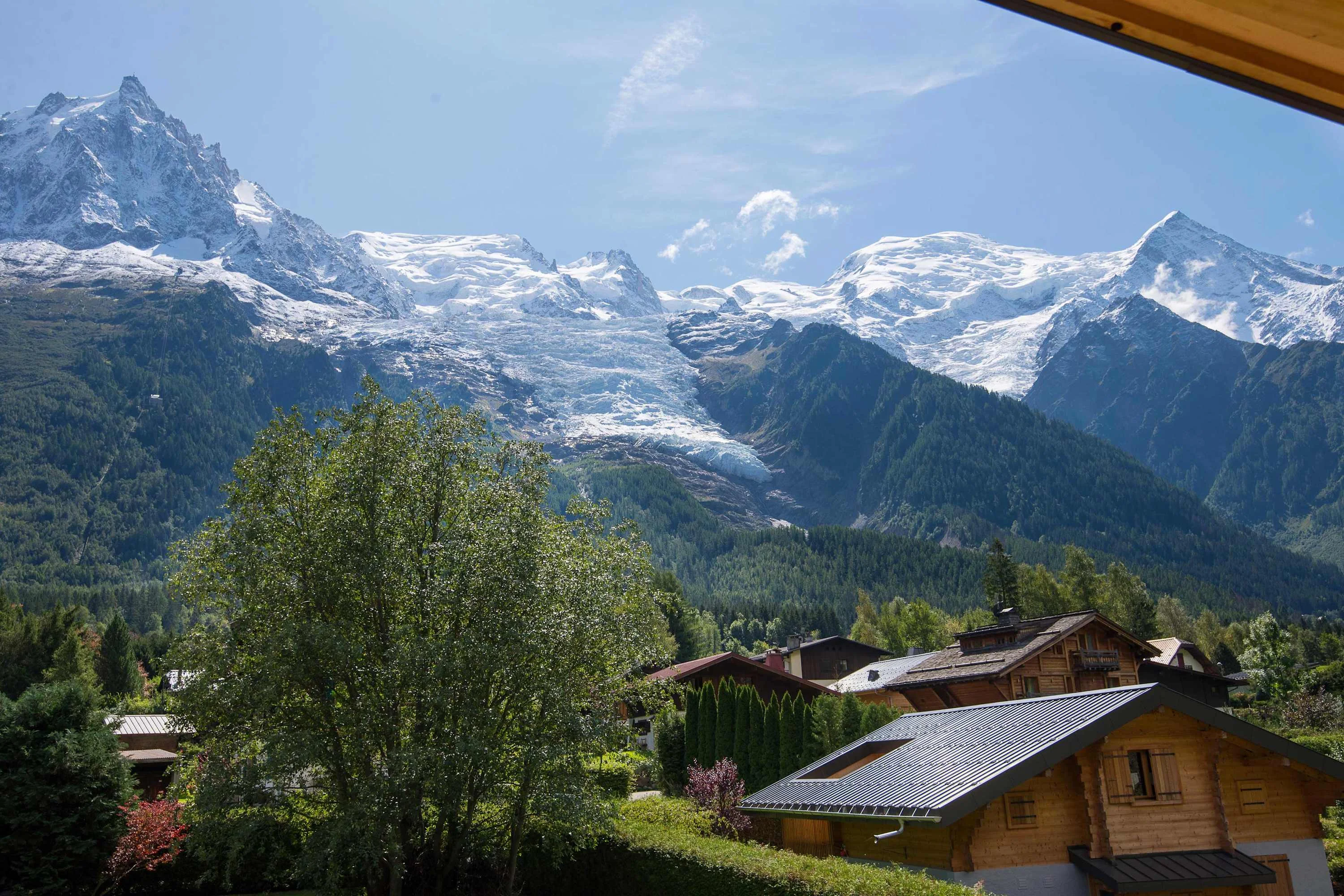 Mont Blanc & the Glacier des Bossons are highlights