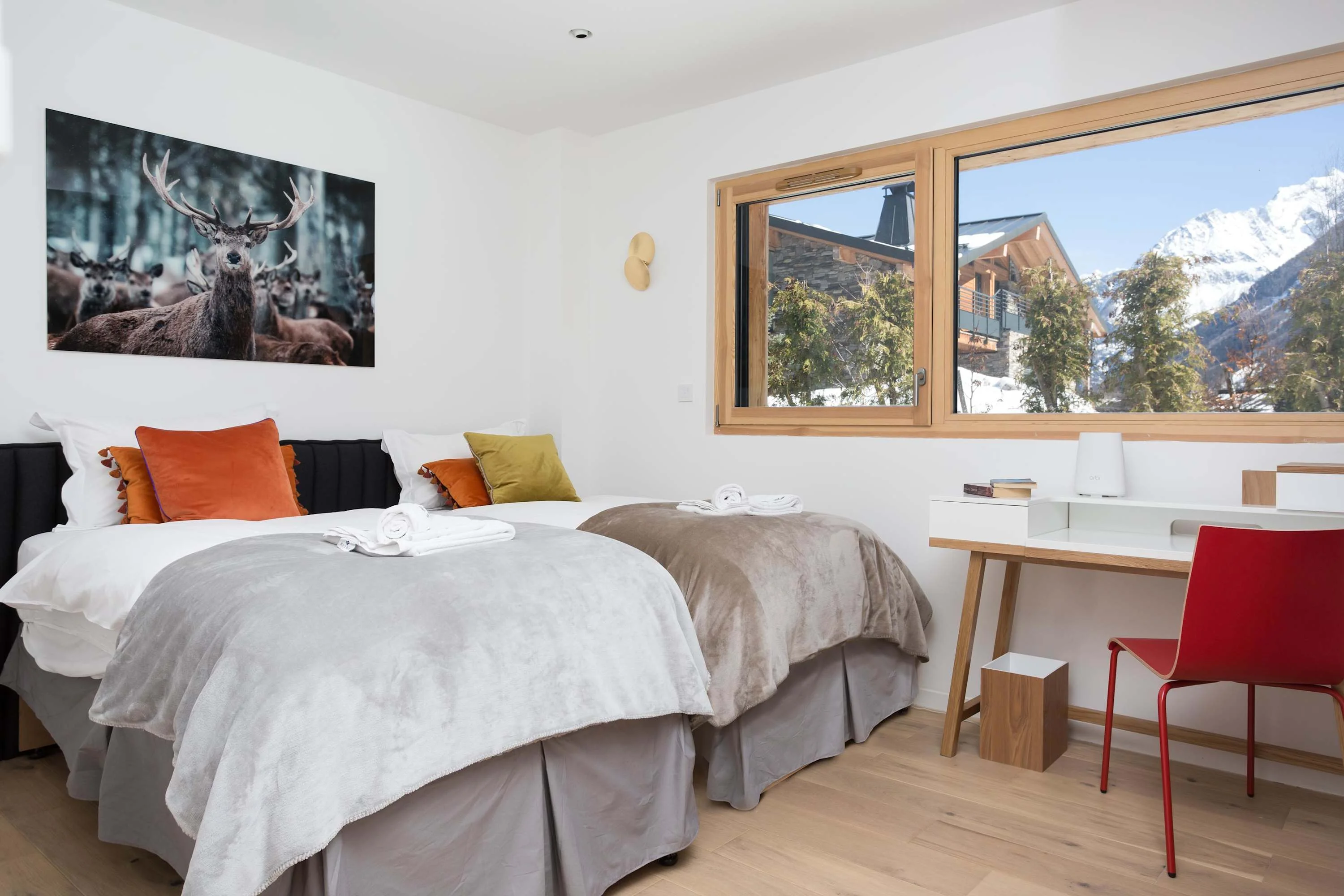 Ground floor bedroom can be made as a single, twin or double