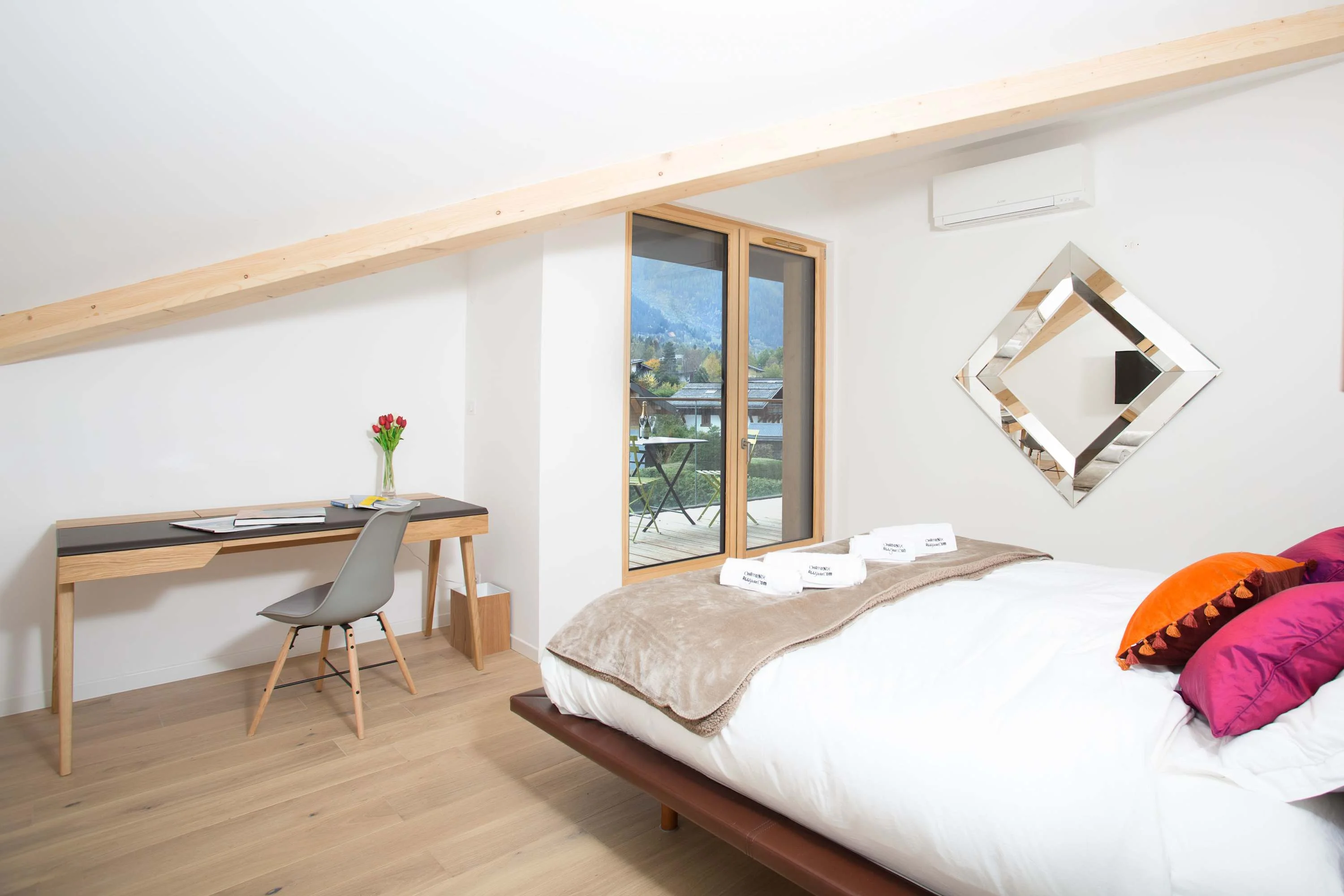 Spacious master suite opens onto sunny, south-facing balcony