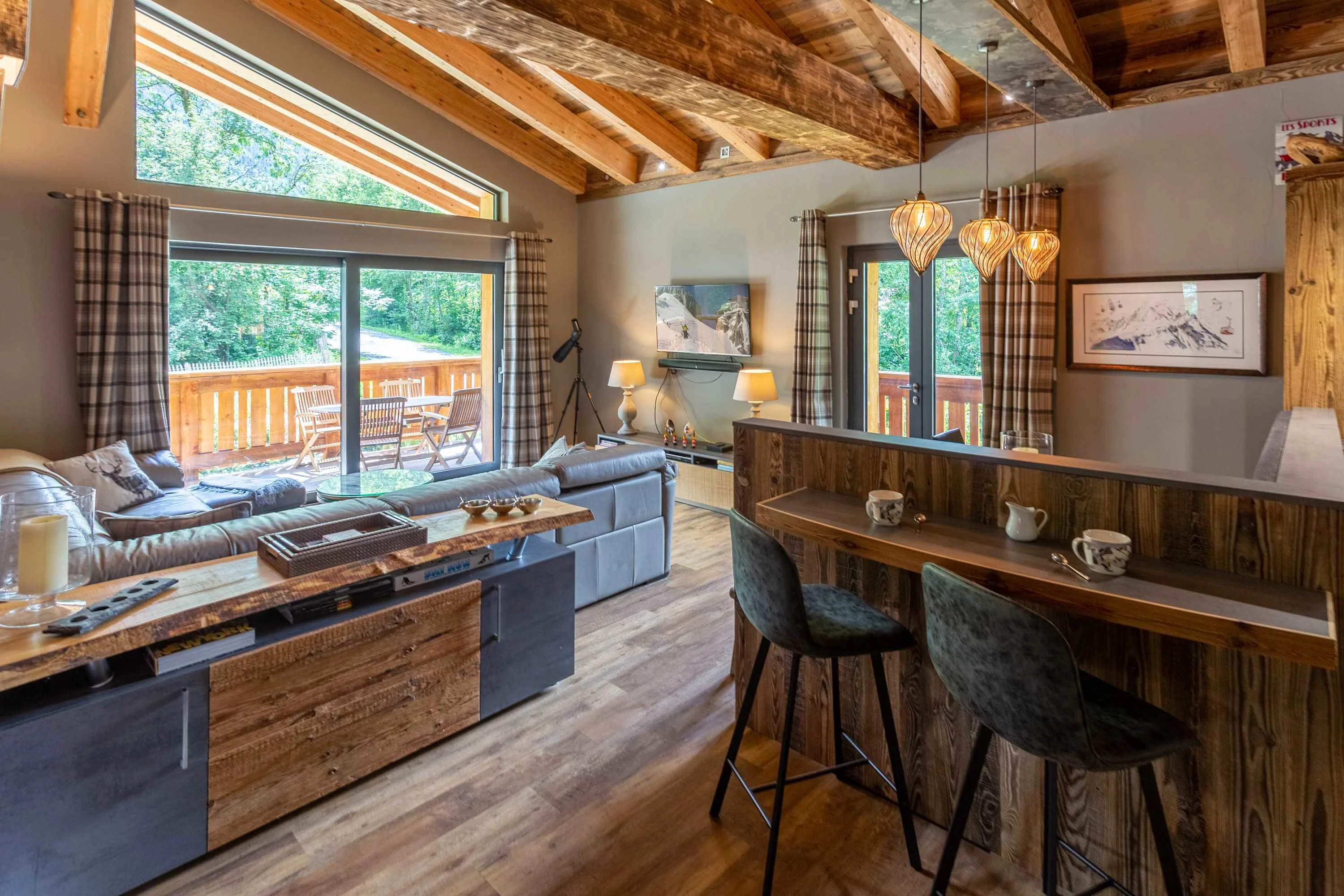 Open plan living space