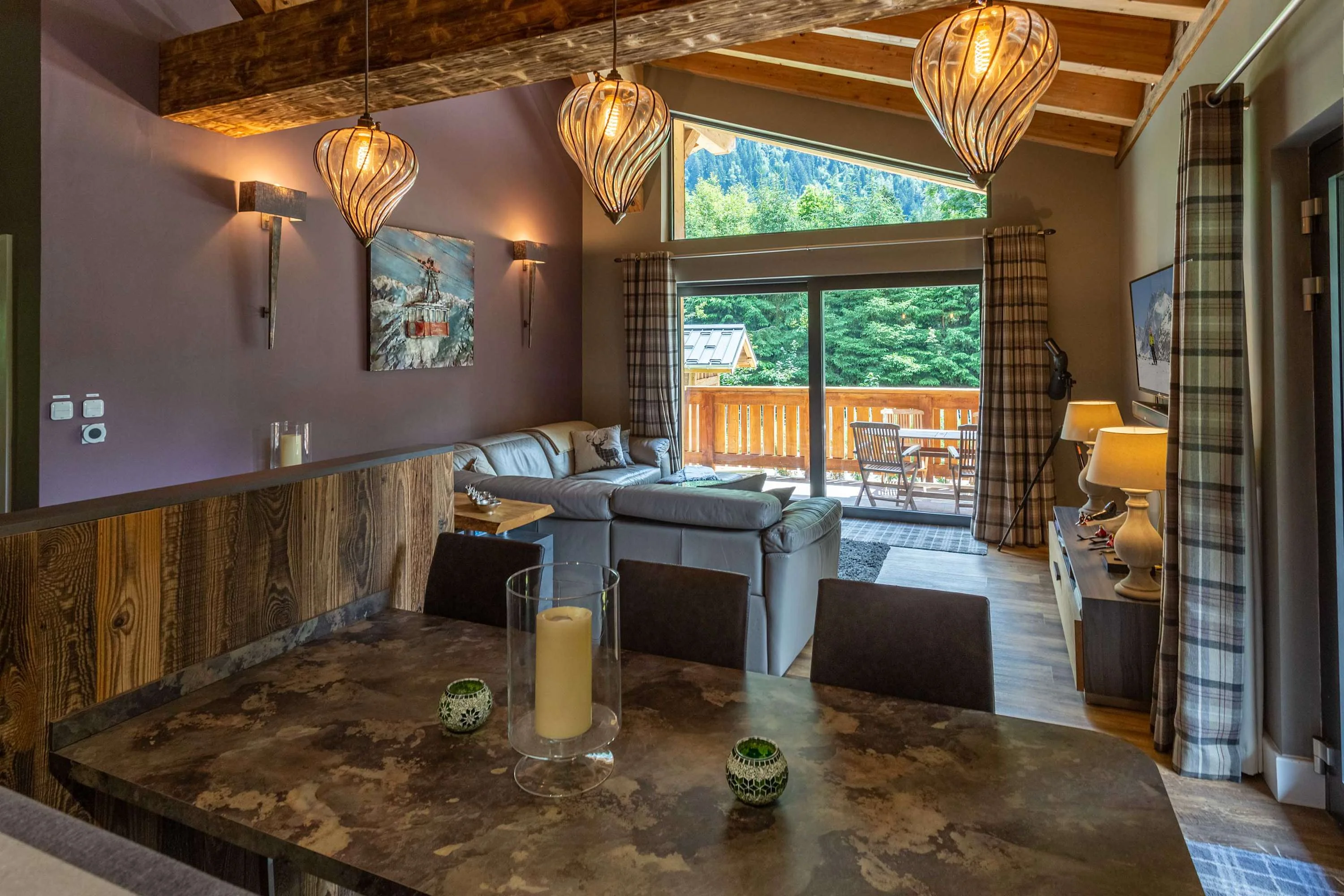 Open plan living space