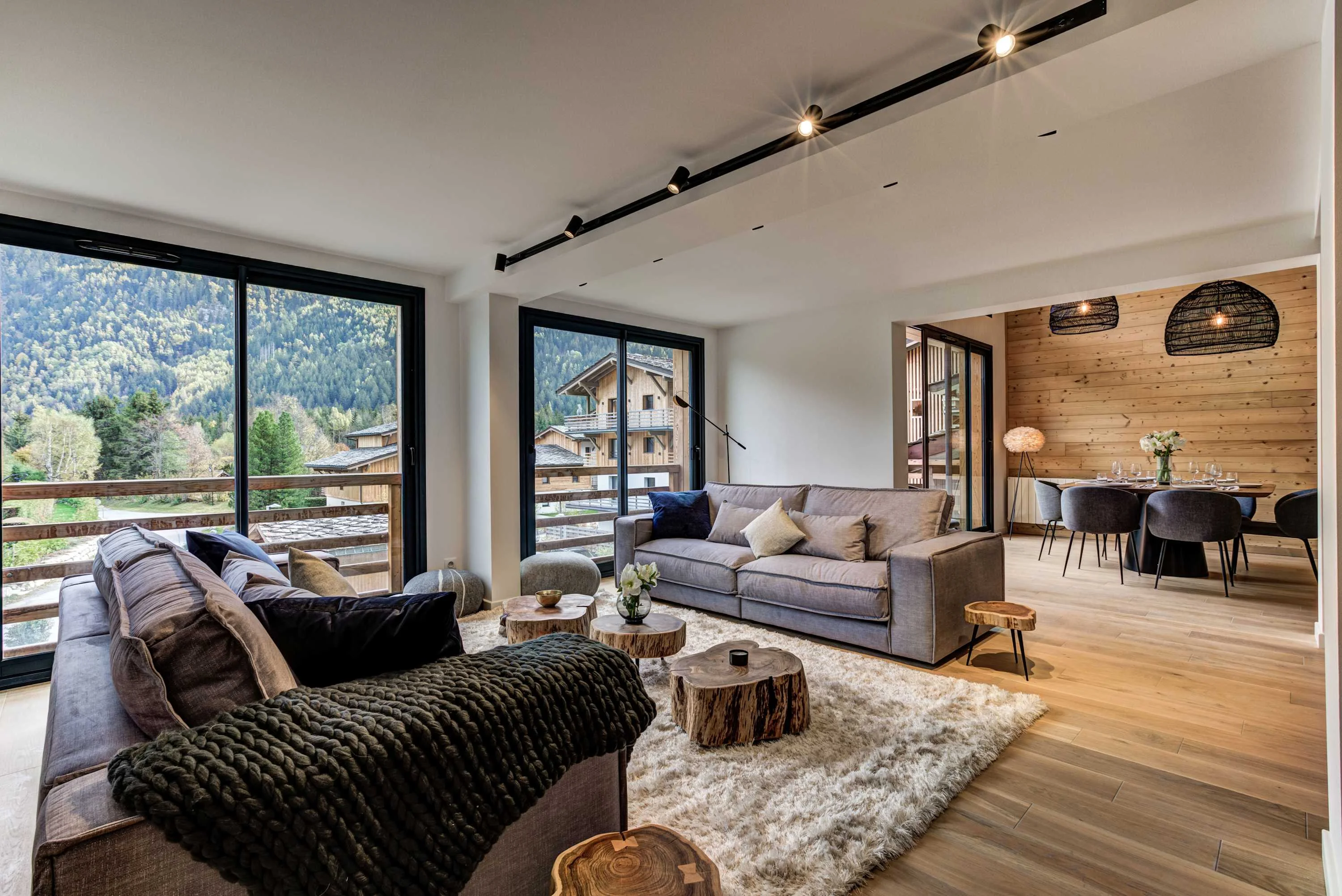 Open plan living room
