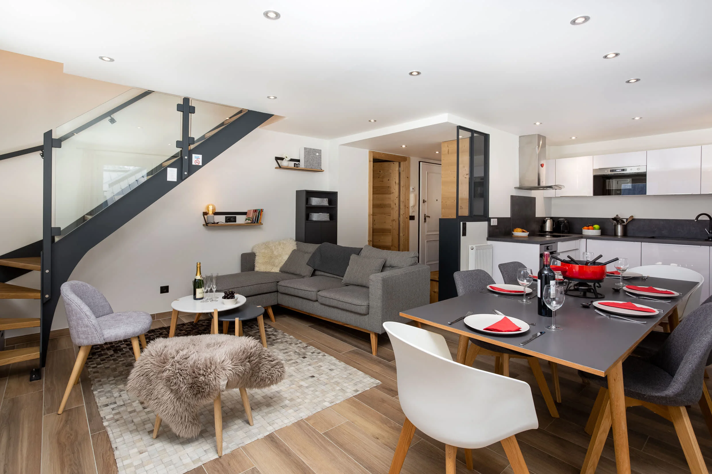 Open-plan living dining room