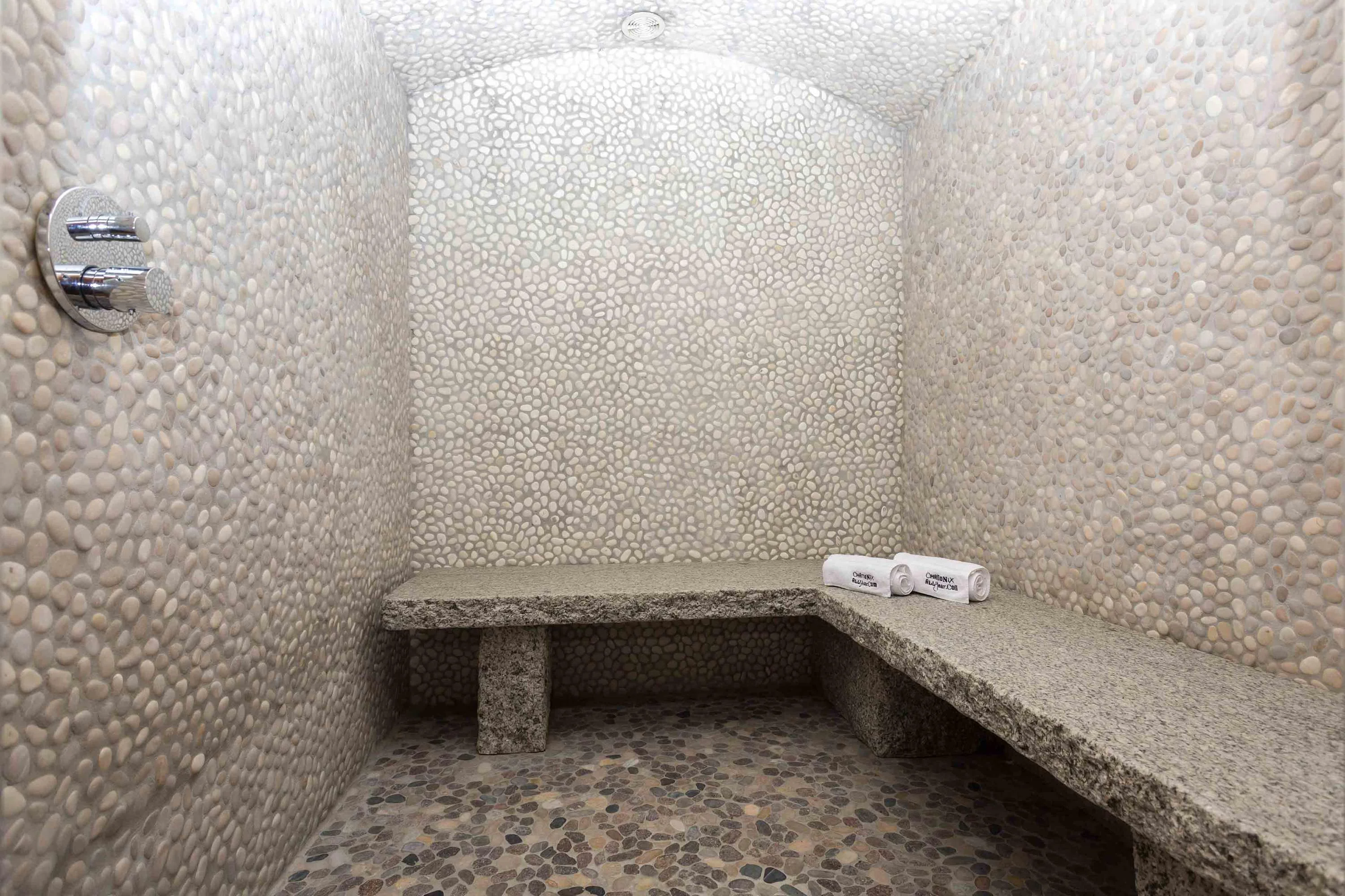 Private hammam in Le Kursaal apartment