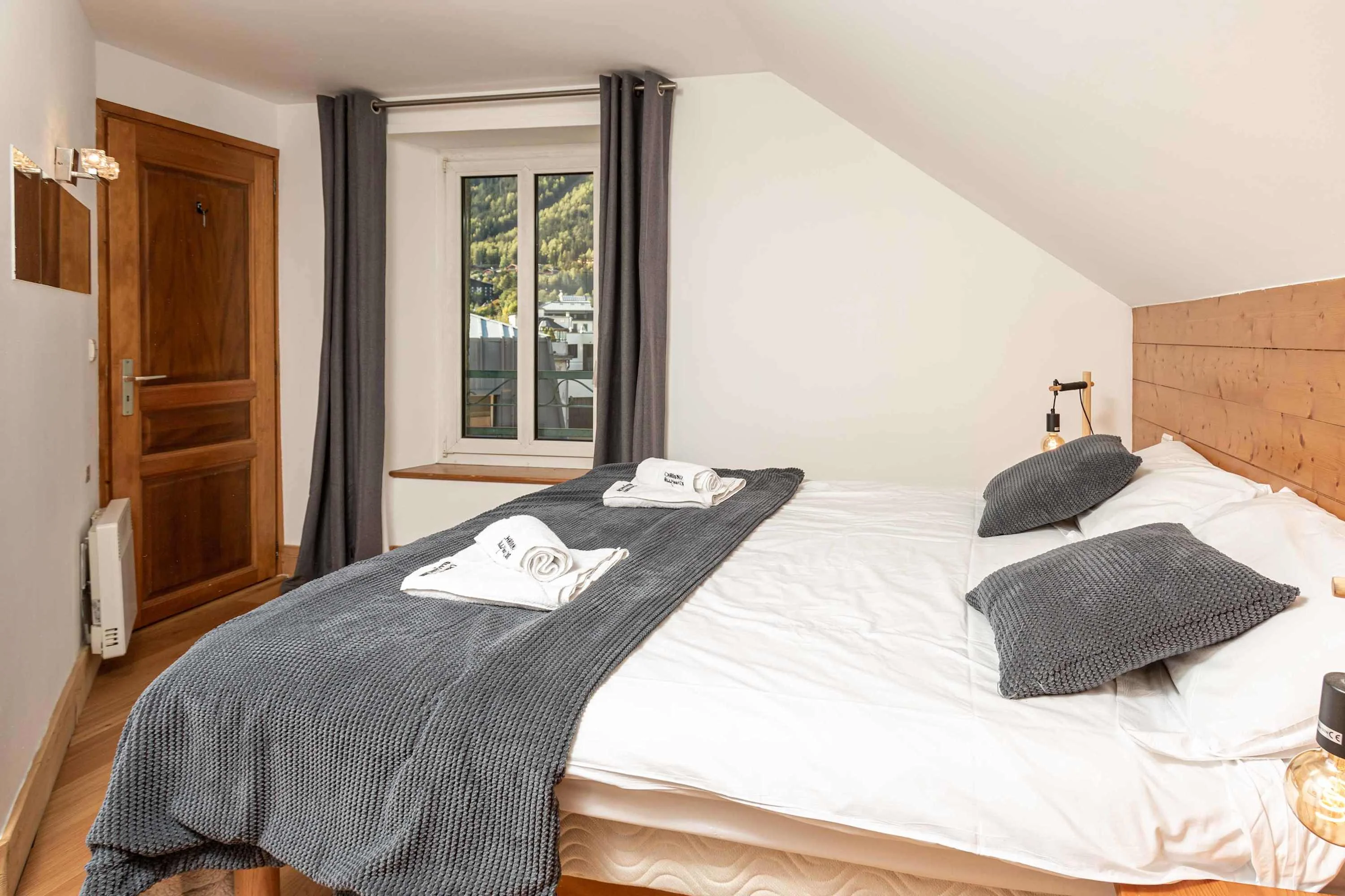 Master bedroom with ensuite bathroom