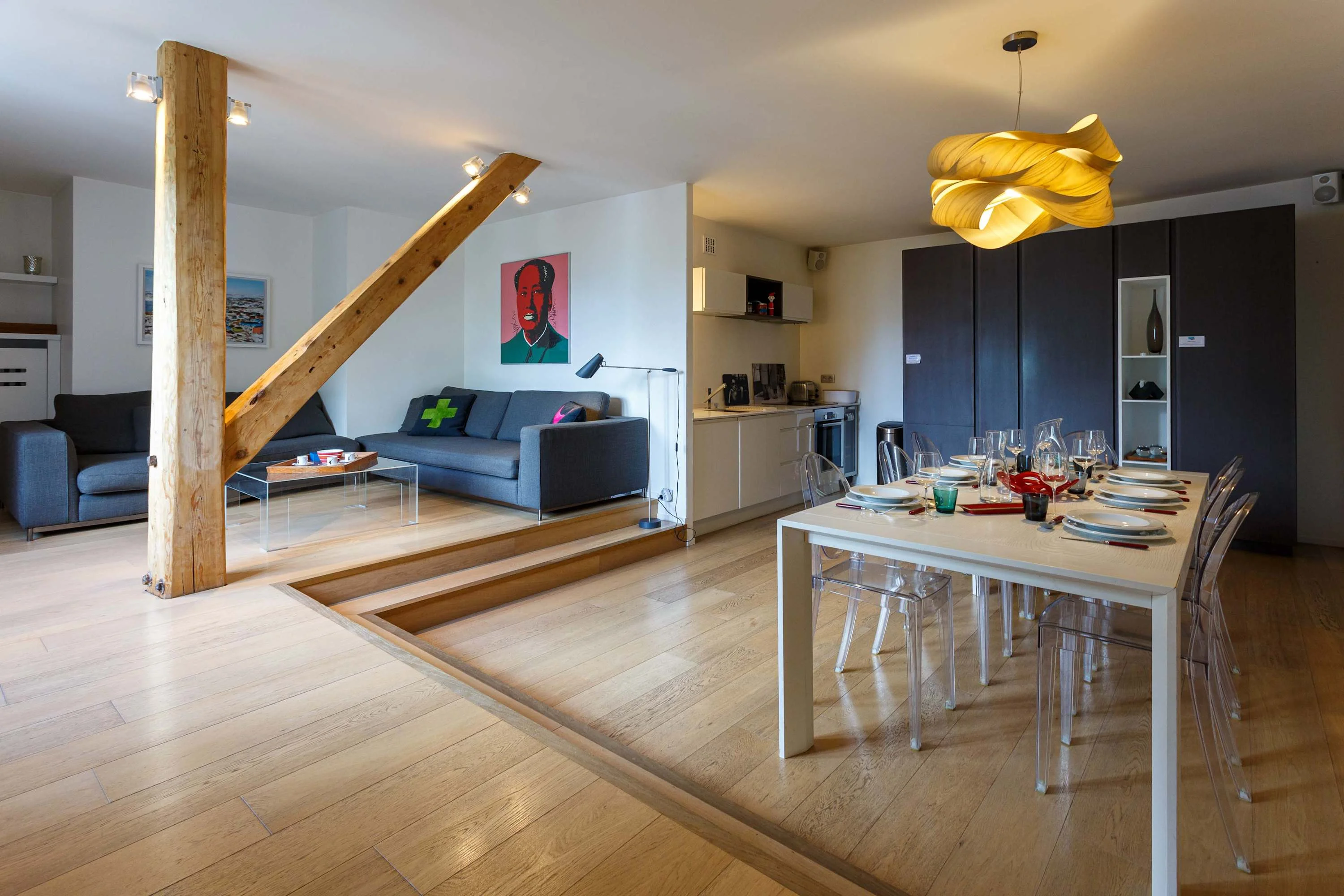Open-plan living space