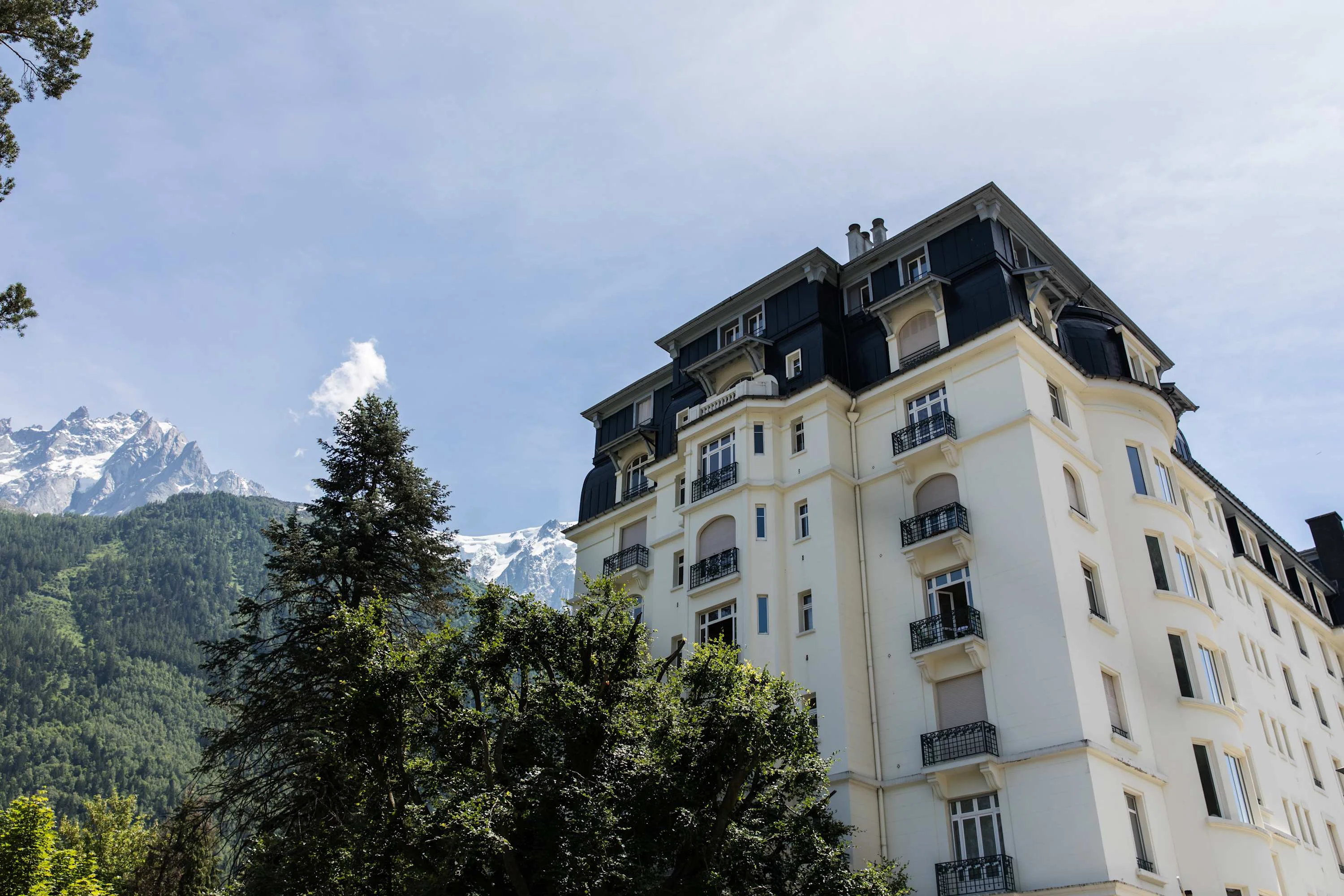 Stunning views of the Mont Blanc Massif