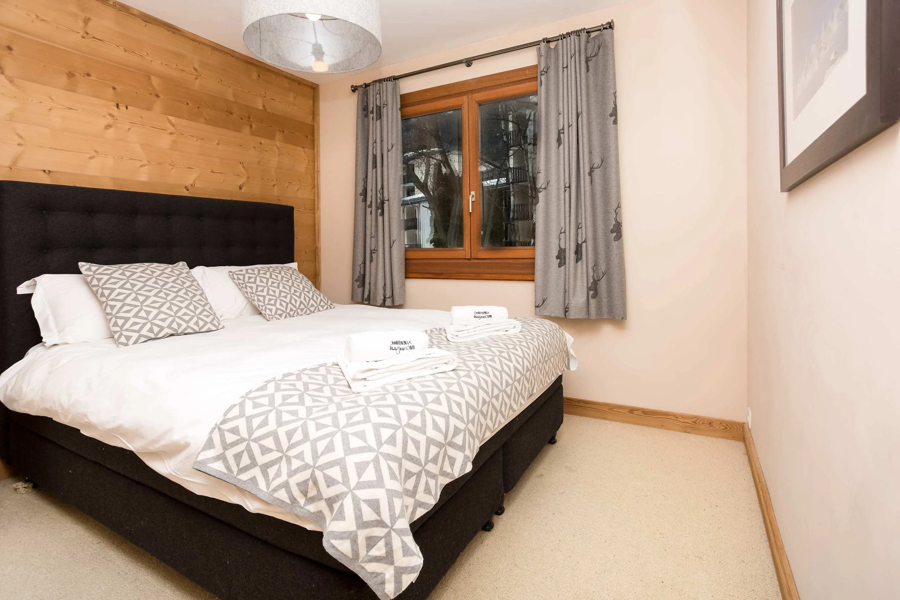 Double bedroom on the ground floor has a built-in wardrobe