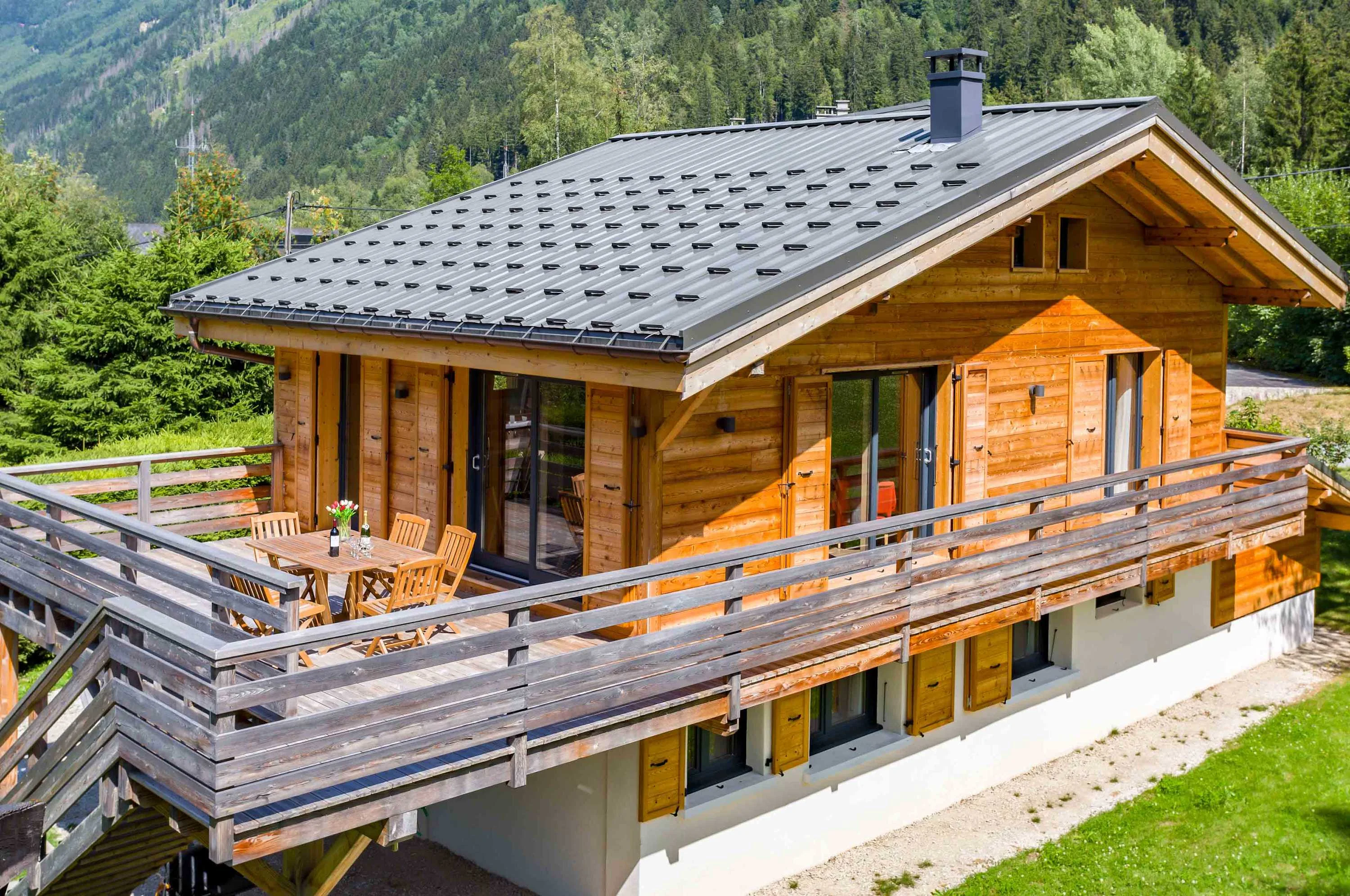 Step out from the dining area to the beautiful large terrace