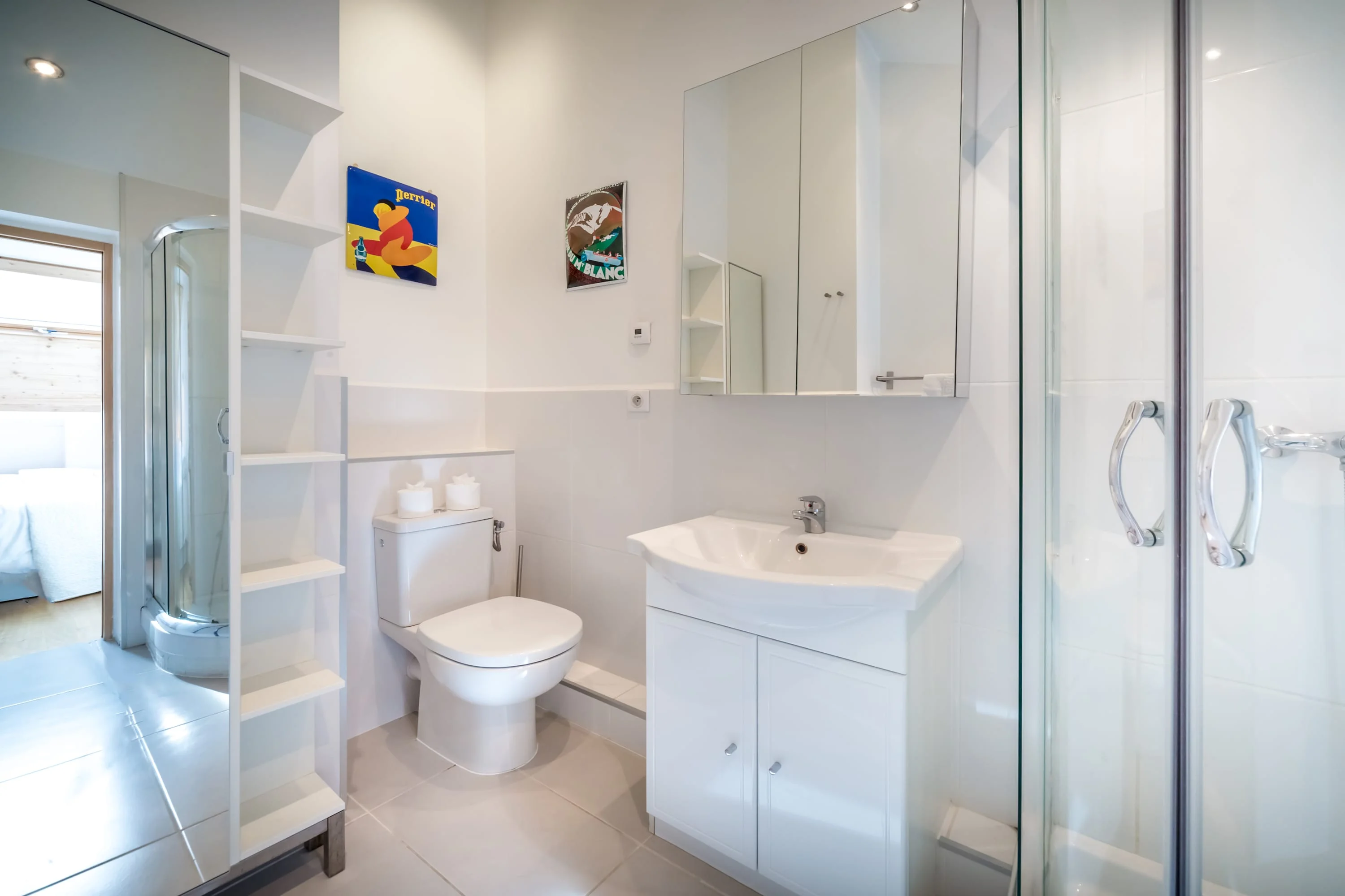 Second bedroom also has its own ensuite bathroom with shower