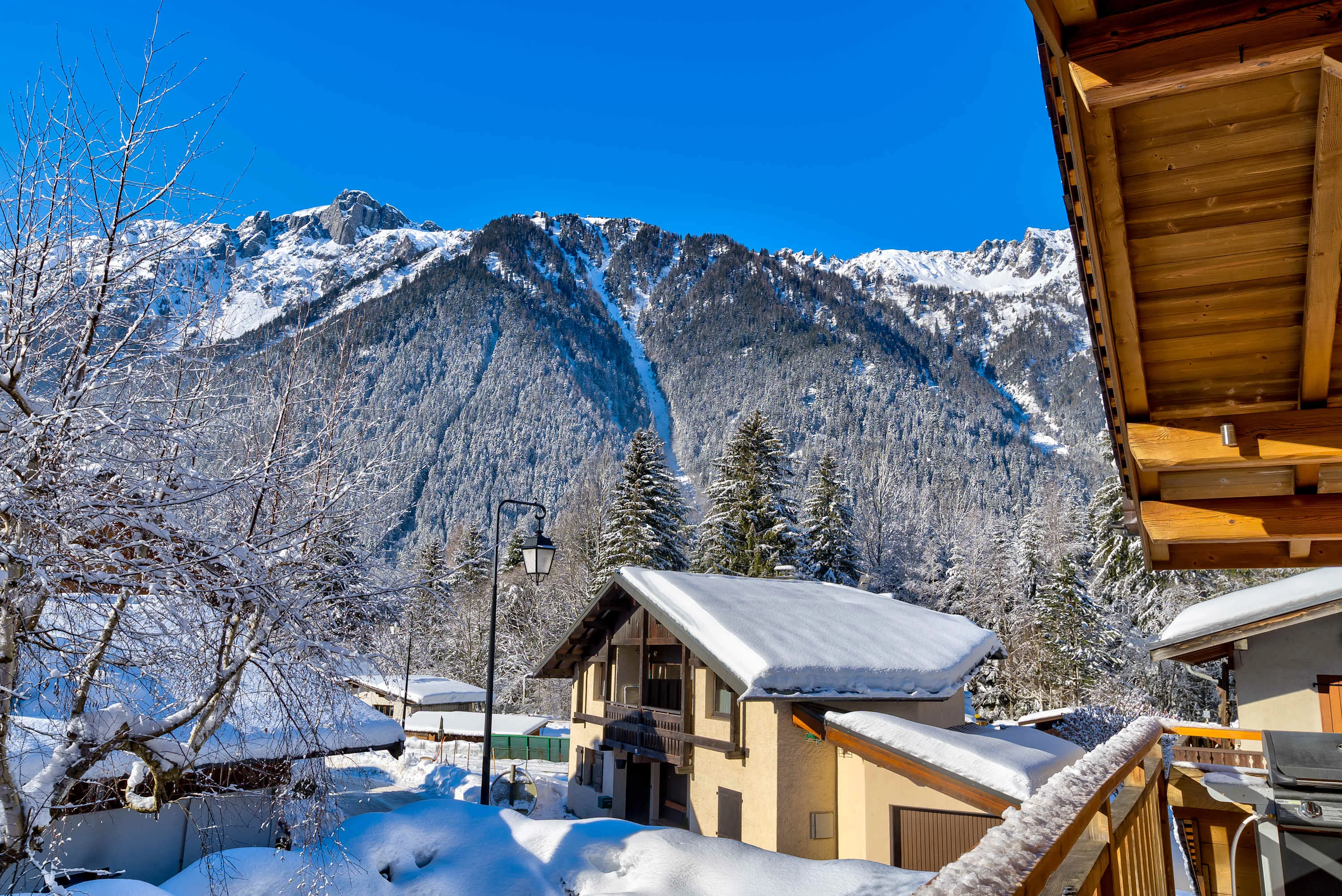 Mountain views from the balcony