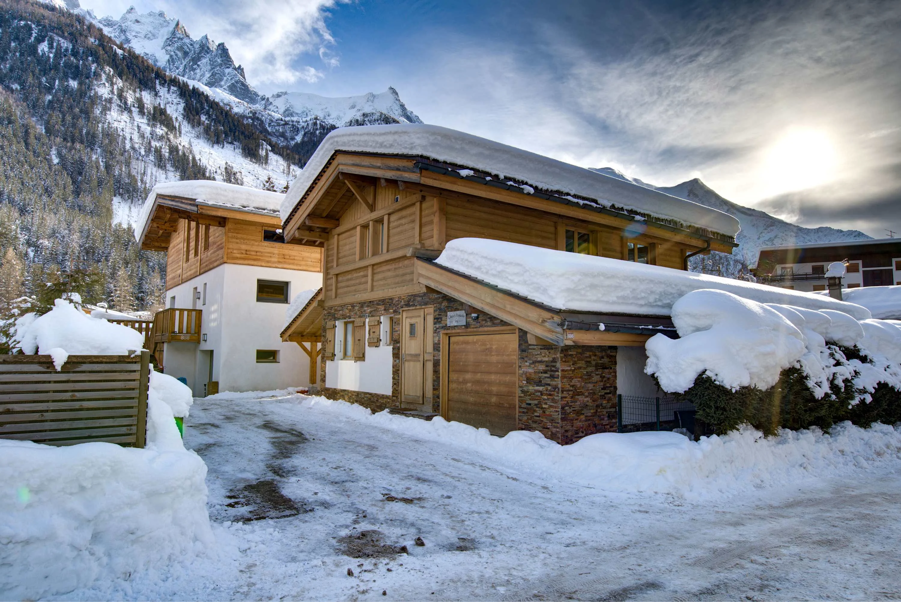 Chalet Panache in the winter