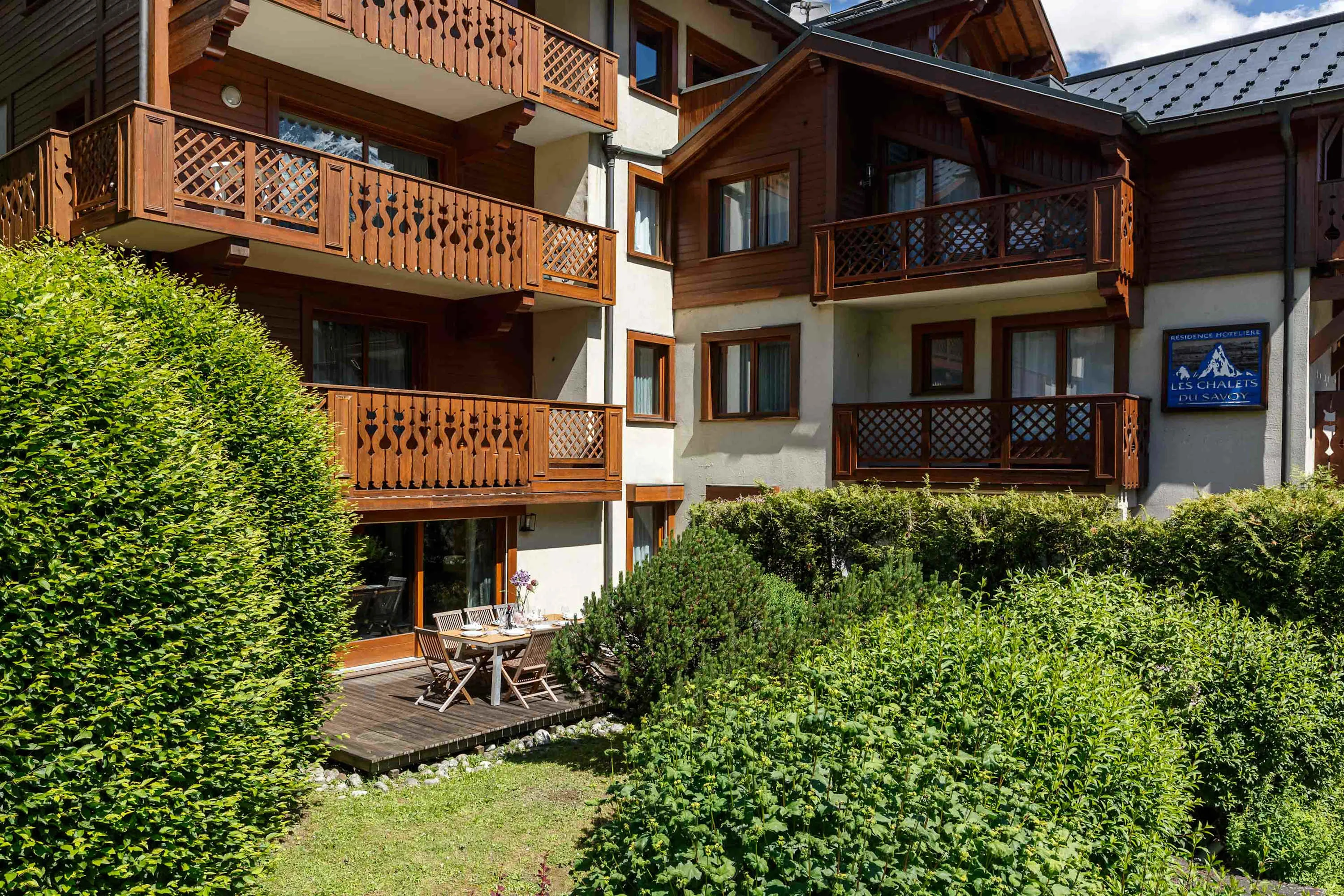 Beautiful sunny private terrace