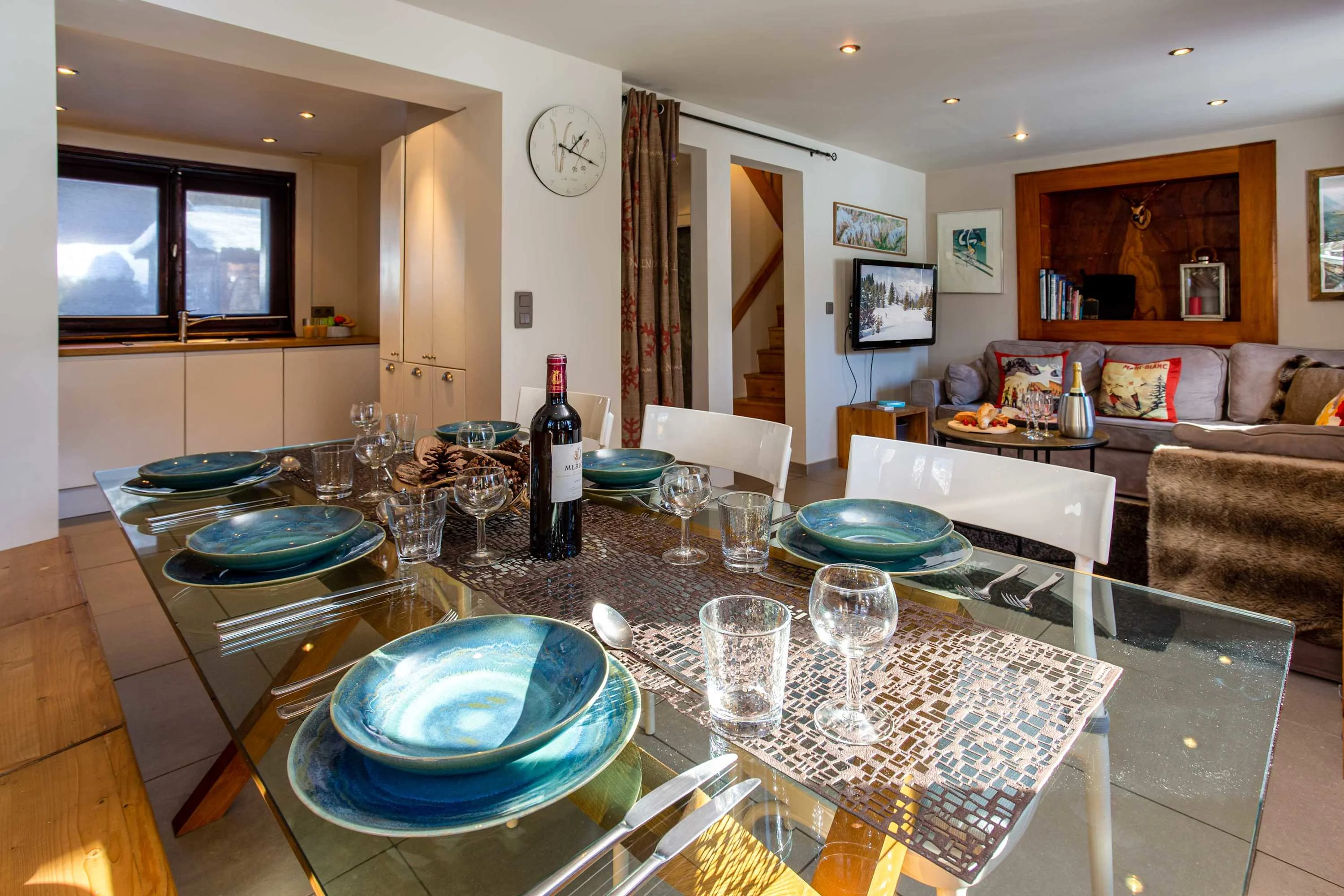 Open-plan living dining room