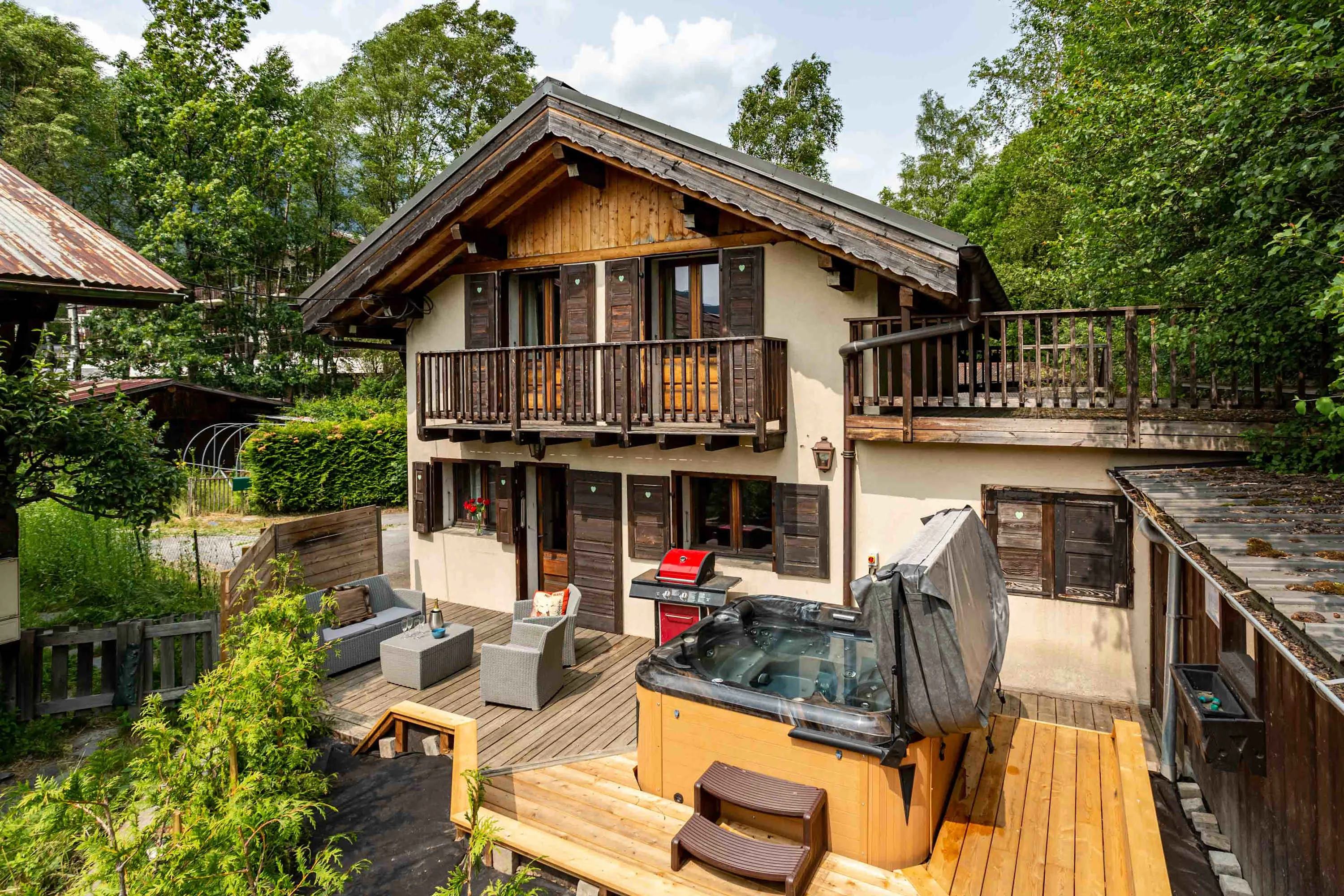 Chalet le Tremplin in Summer
