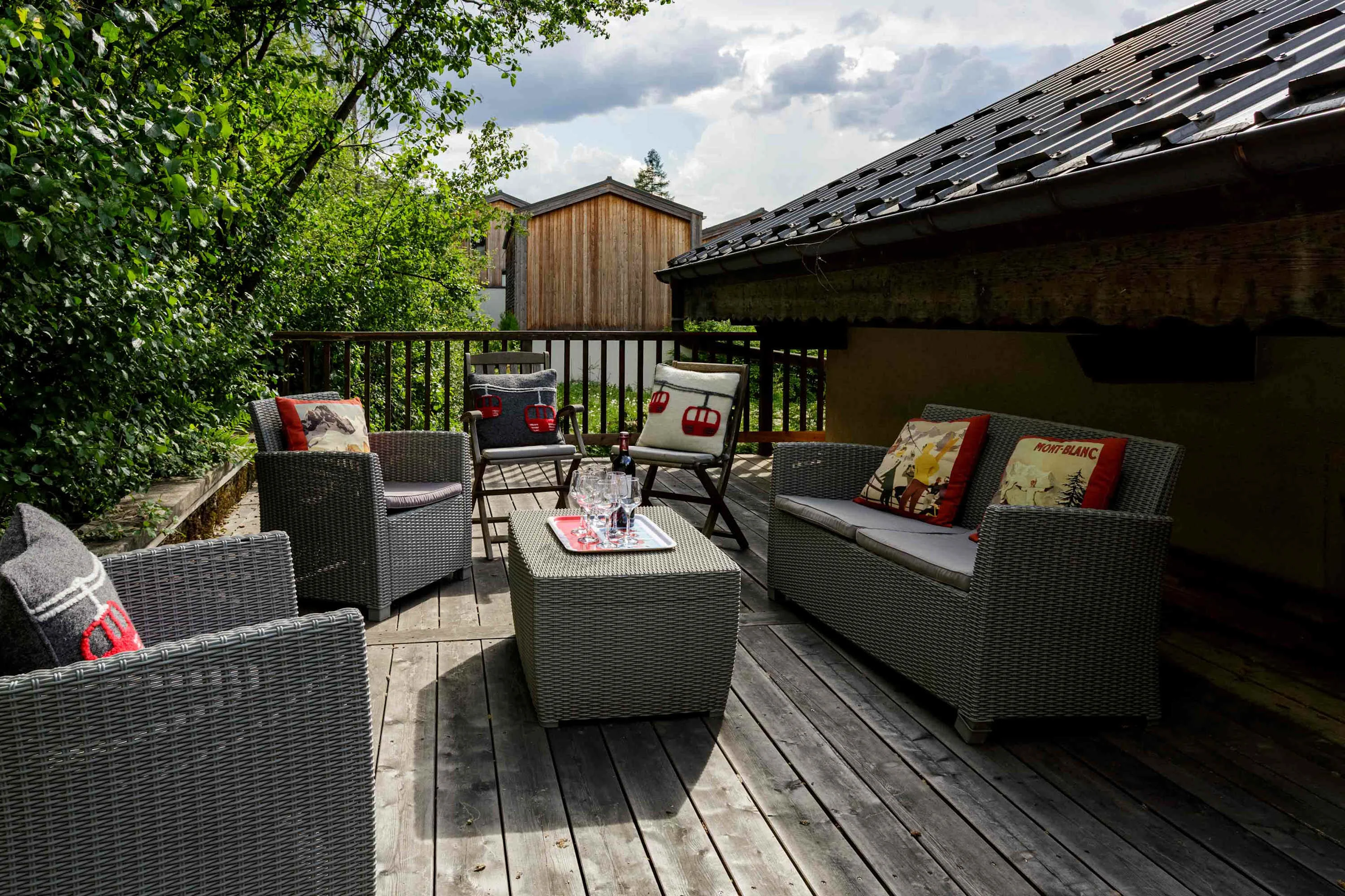 Upstairs terrace