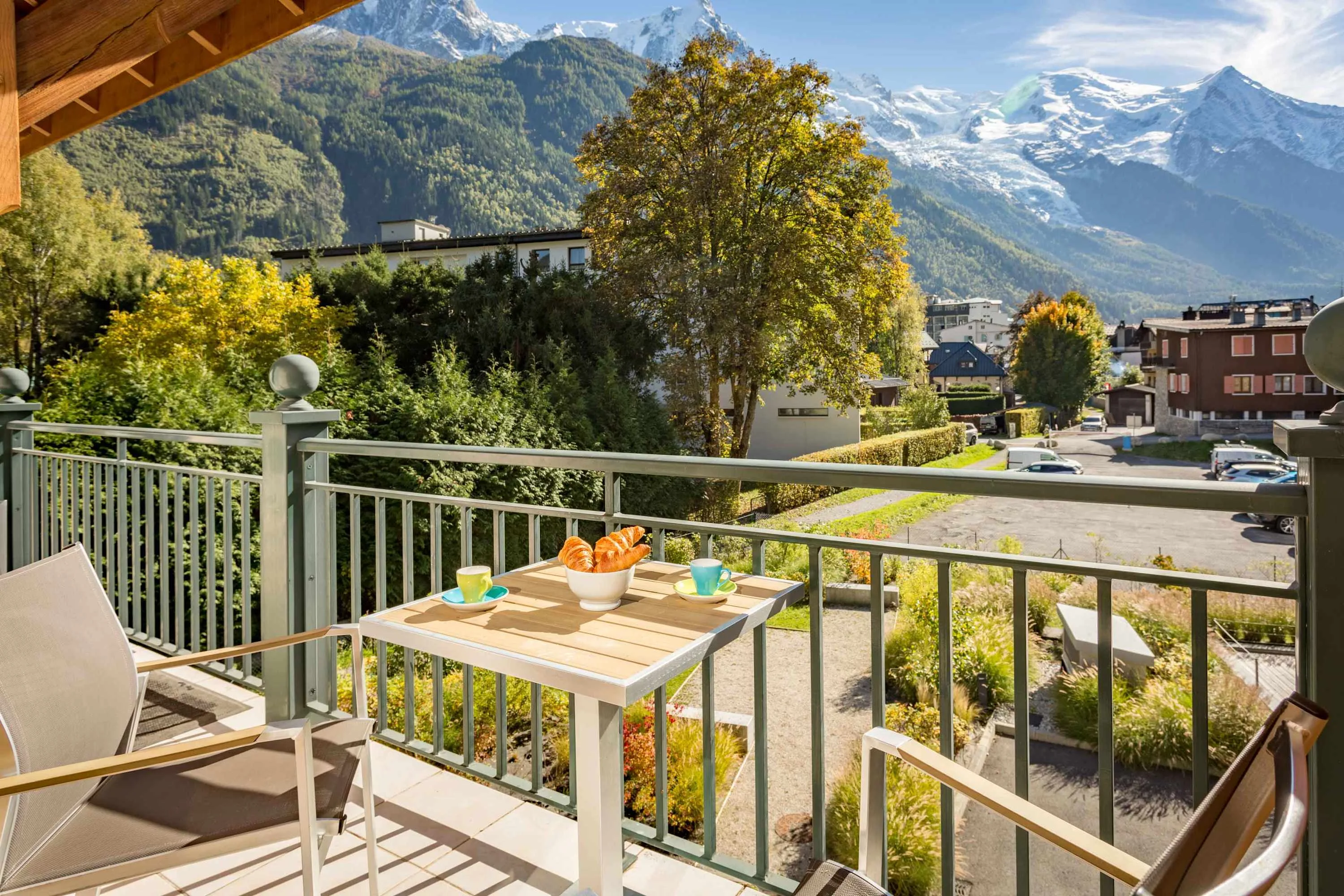 Outstanding views from the balcony