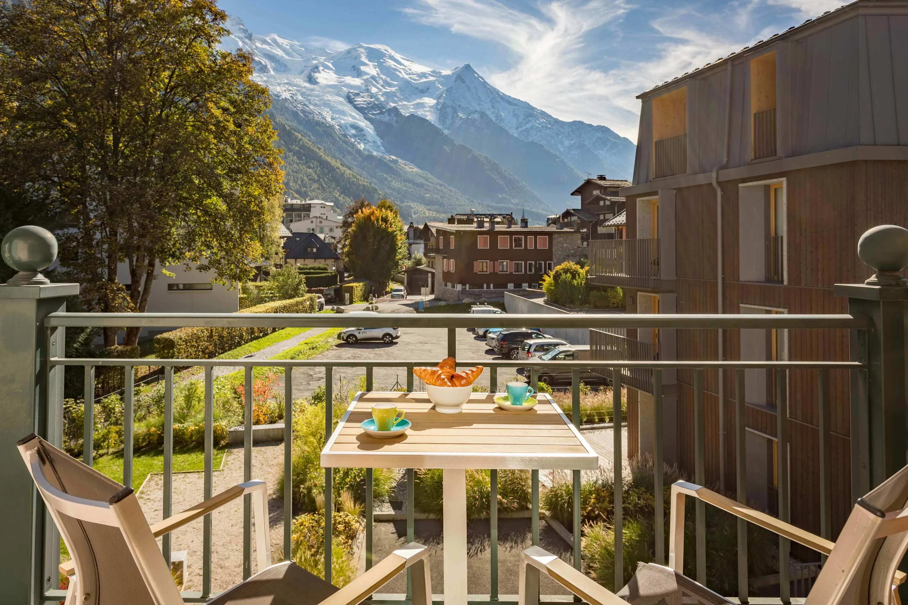 Mont Blanc views from the spacious balcony