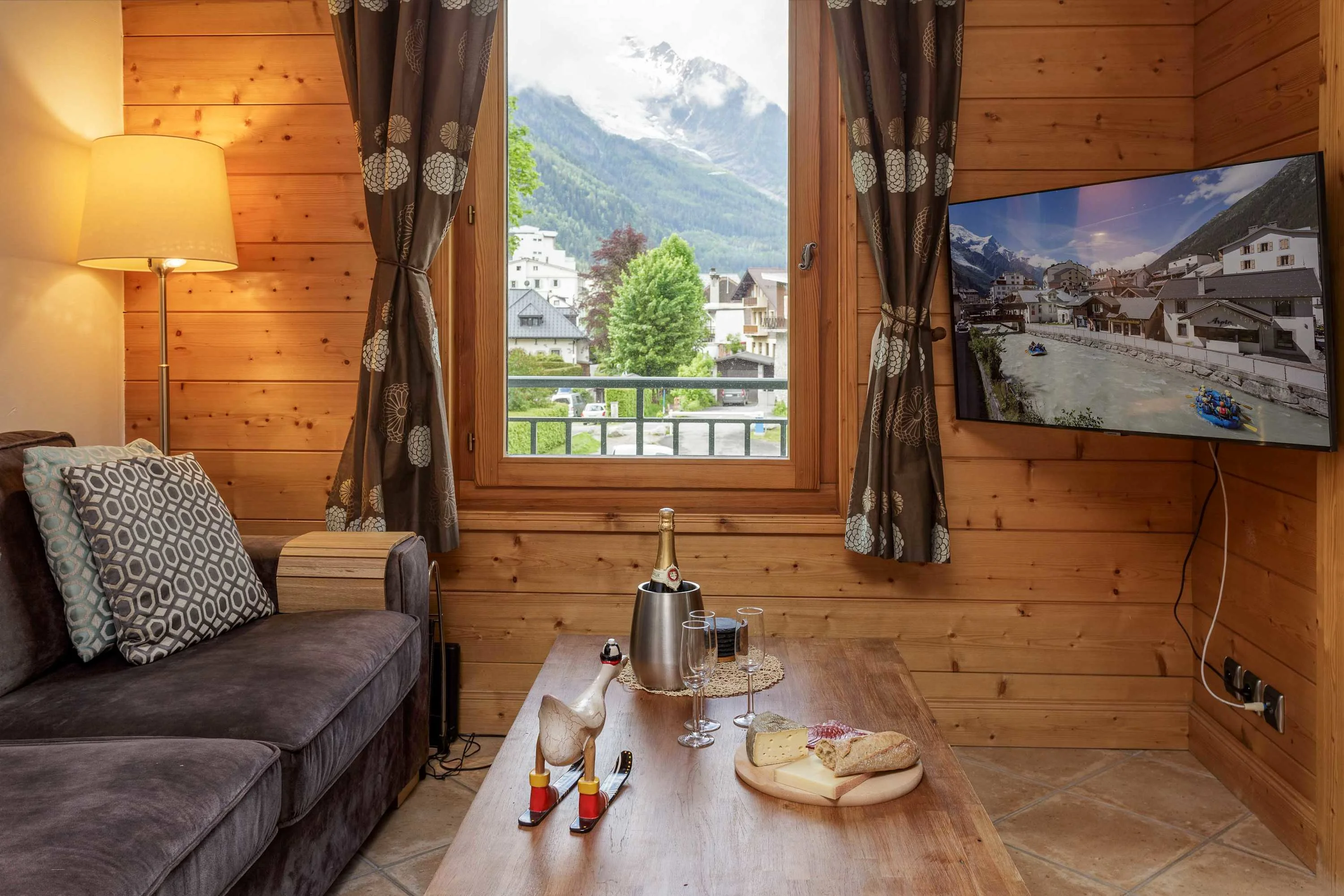 Mont Blanc views out the window