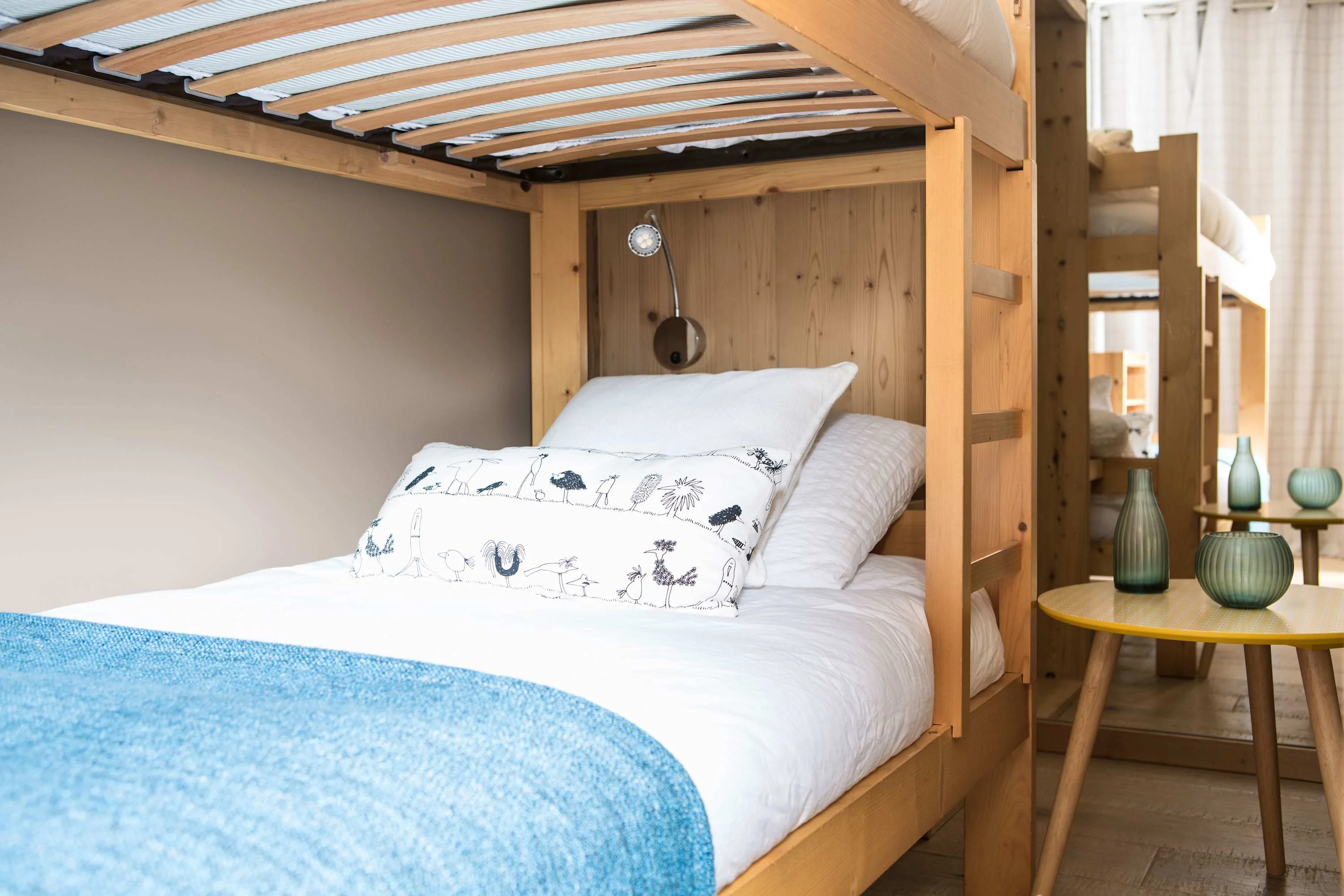 Second bedroom with bunk beds