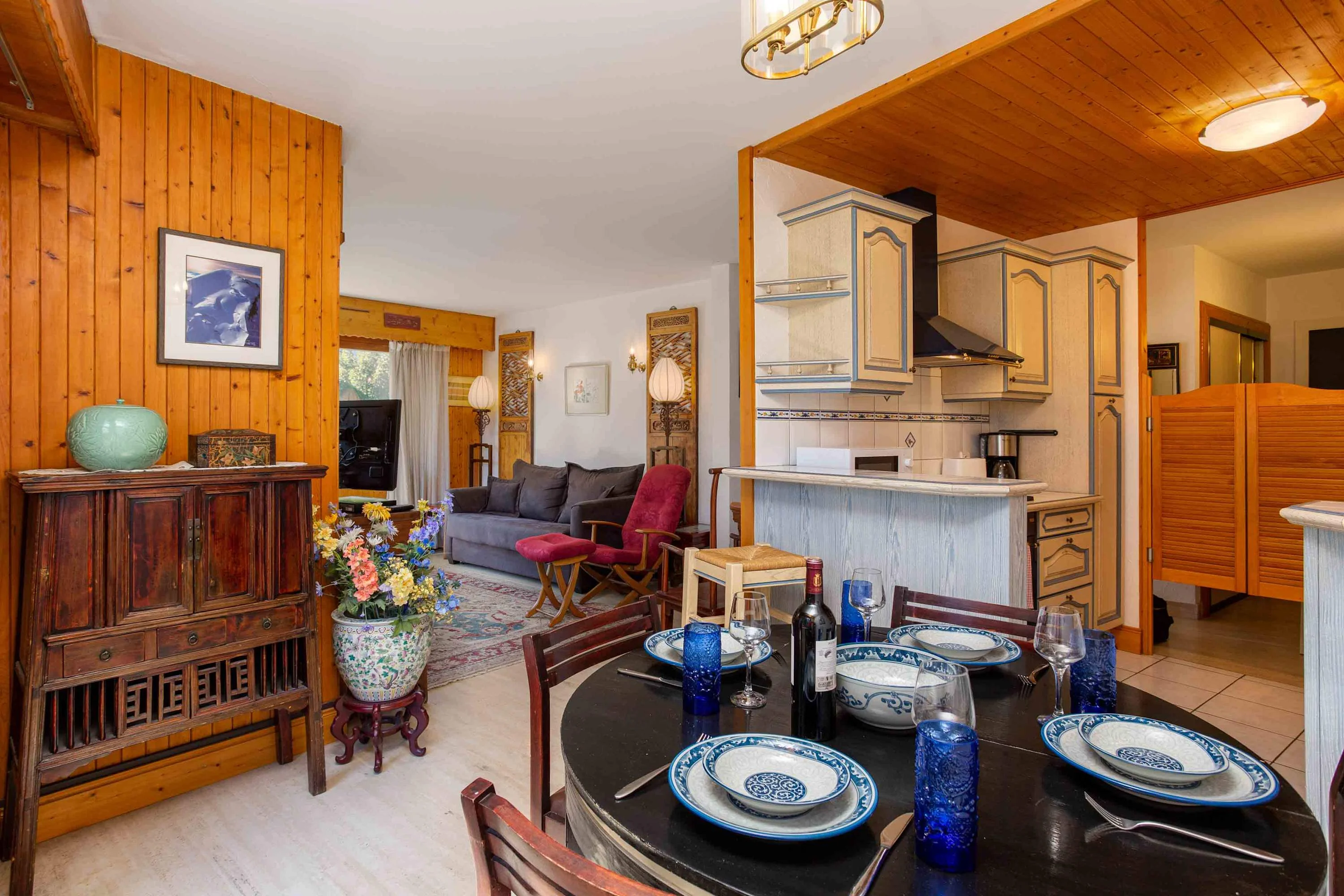 Open-plan living dining room